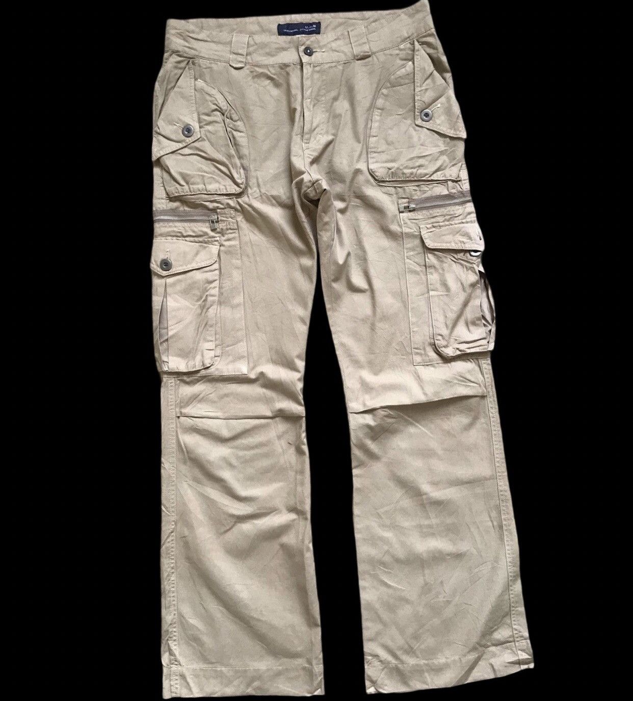 Japanese Brand × Seditionaries CP101 FLARE USW Japan Mutipockets Tactical Light Cargo Pant Size US 33 - 1 Thumbnail