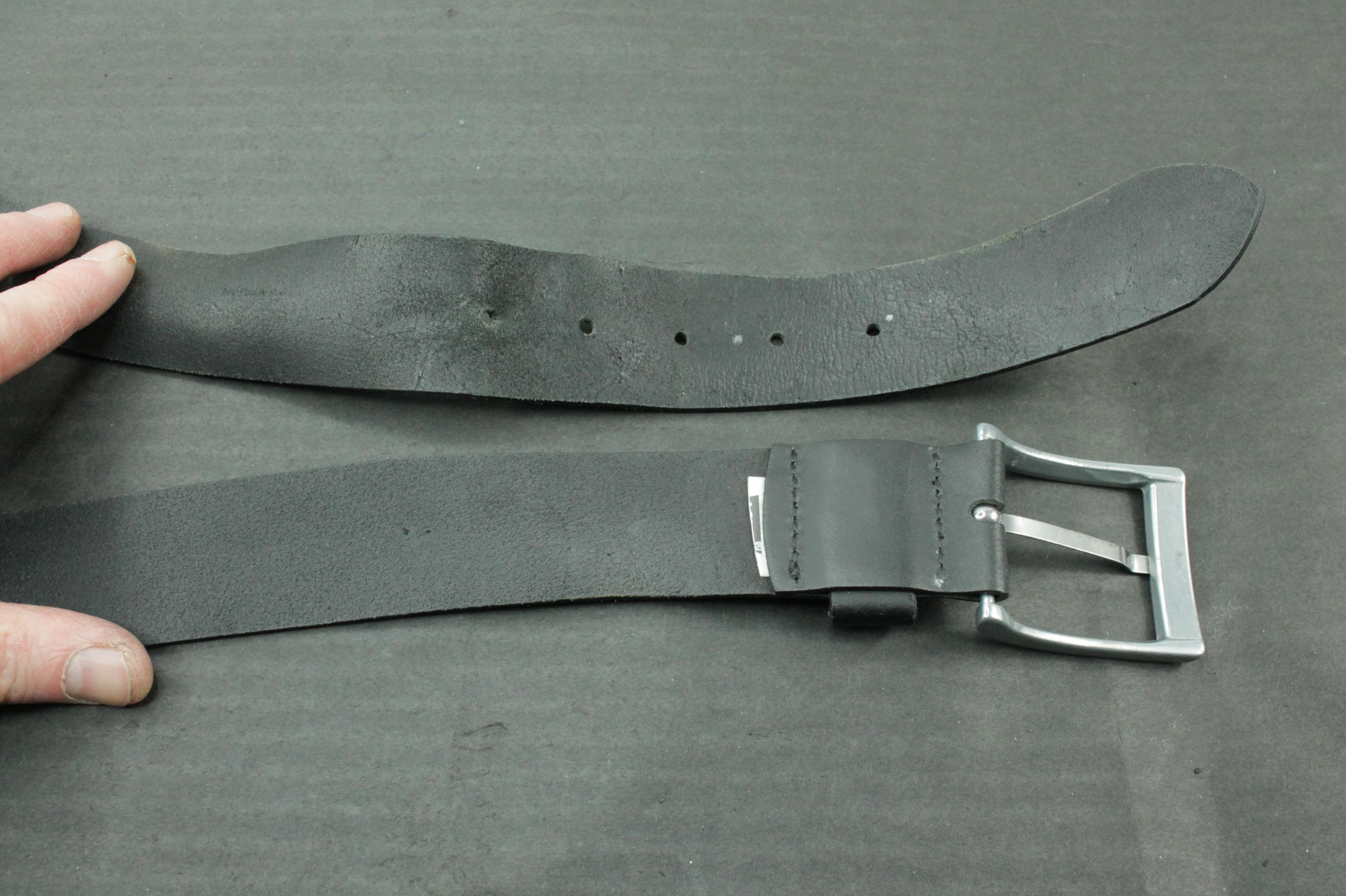 Levi's × Vintage Vintage Levi's Black Leather Belt Size 40 - 3 Thumbnail
