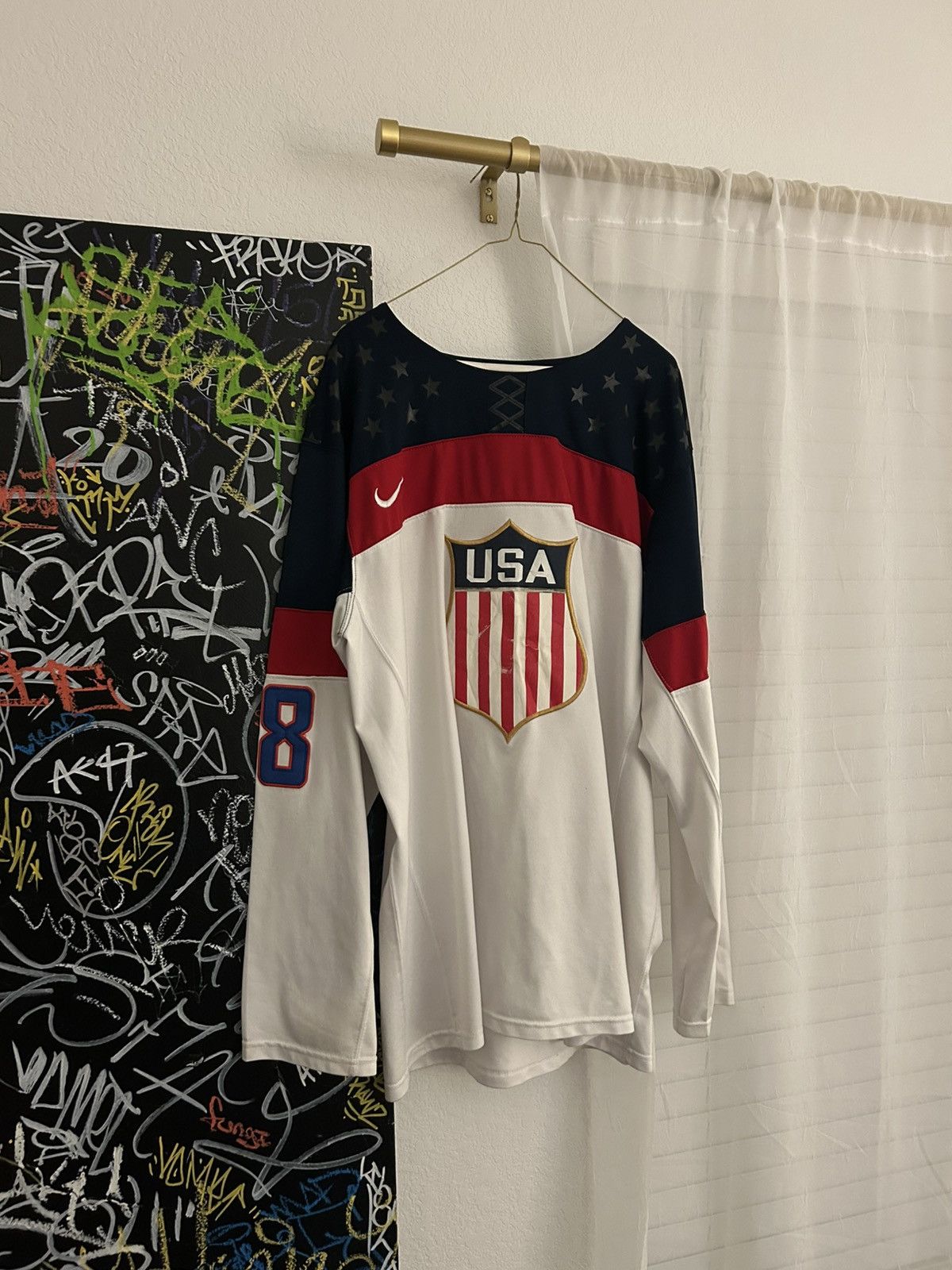 Nike Patrick Kane Team USA Jersey Size US XXL / EU 58 / 5 - 1 Thumbnail