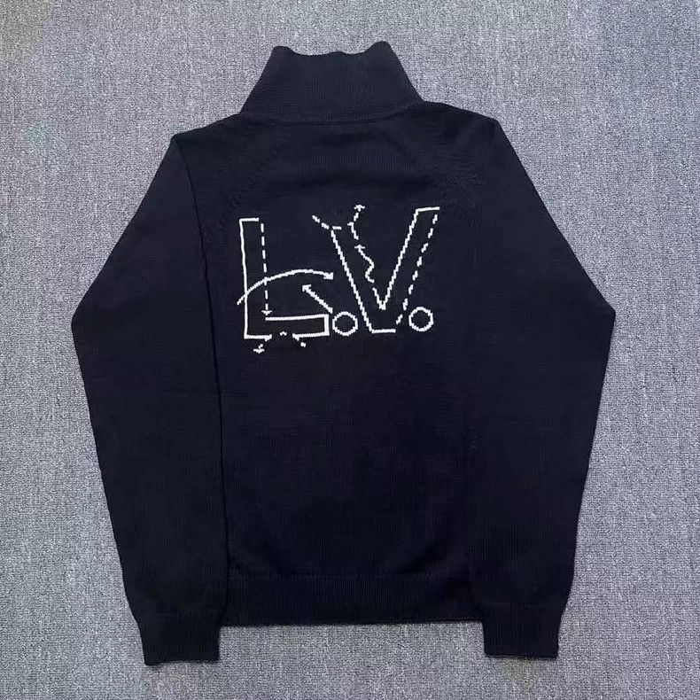 Louis Vuitton Louis Vuitton NBA Black Back Logo Knit Cardigan sweater Size US L / EU 52-54 / 3 - 2 Thumbnail