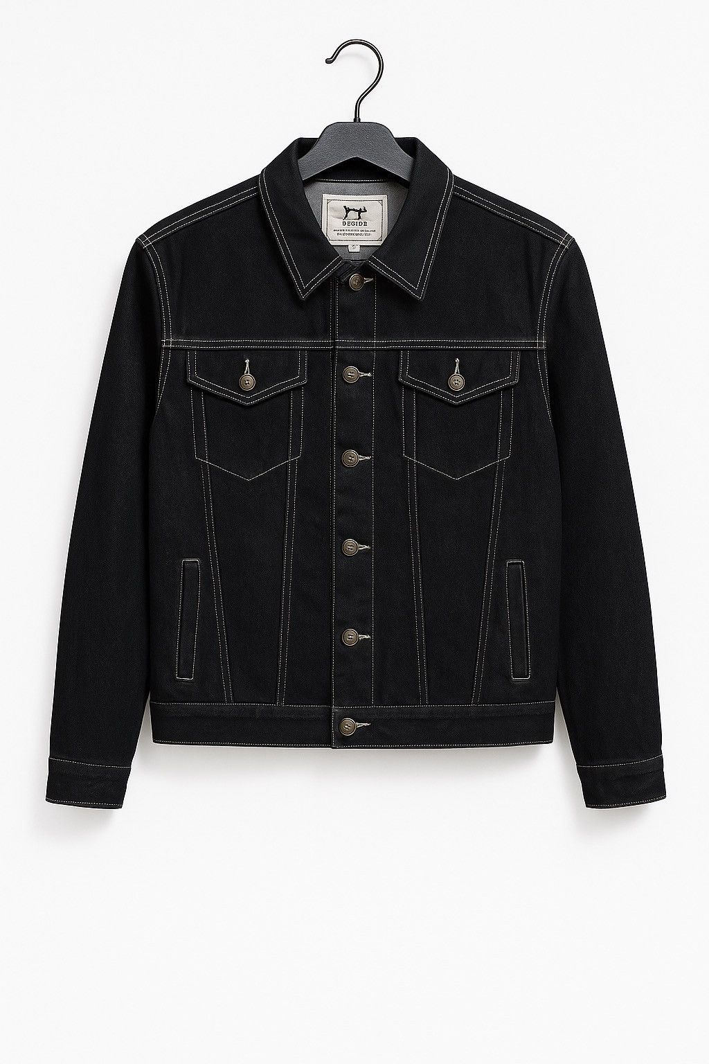 Japanese Brand Vintage indigo Denim Trucker Jacket Western Workwear Size US S / EU 44-46 / 1 - 1 Thumbnail