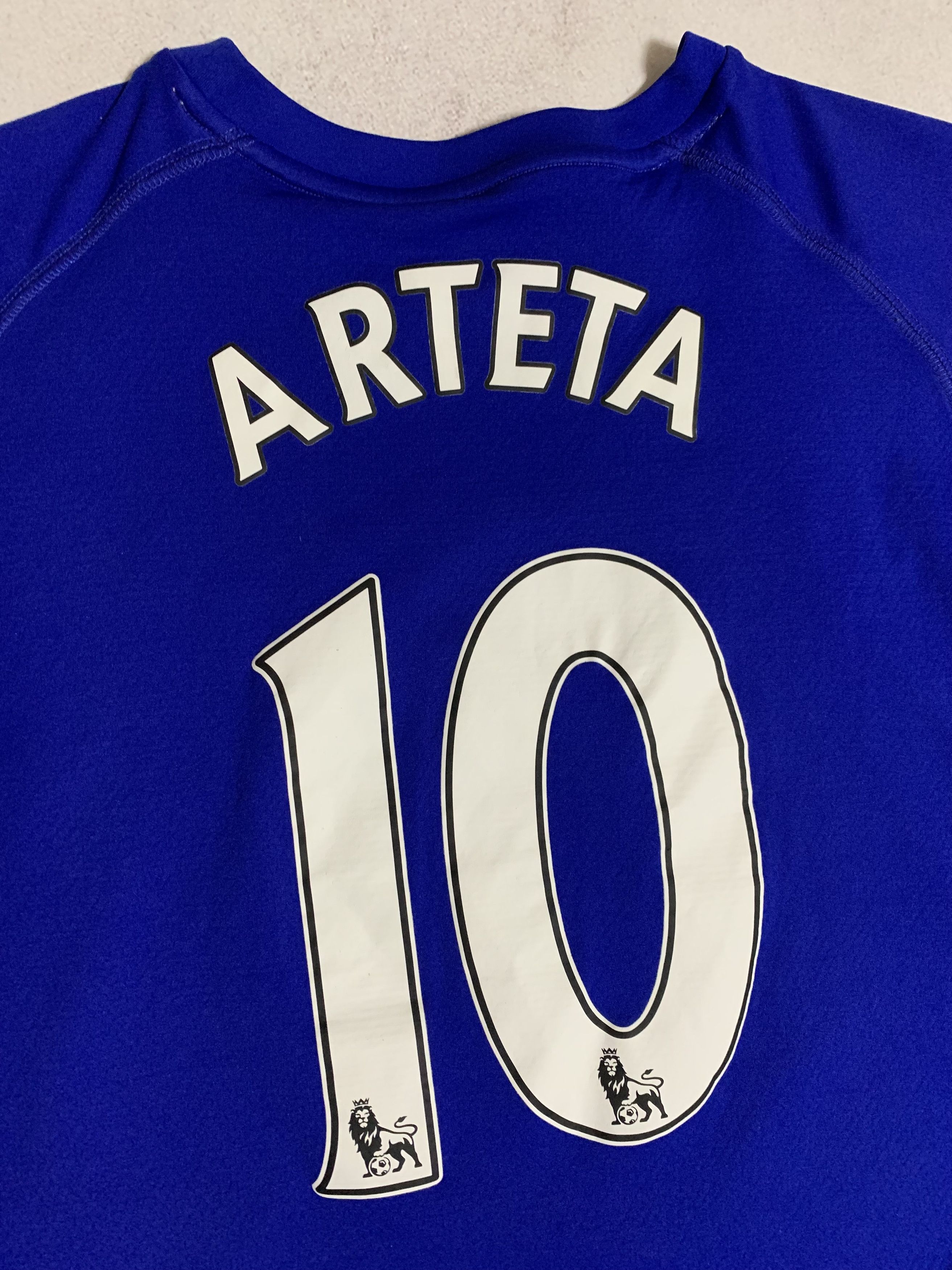 Le Coq Sportif × Vintage Vintage Everton Arteta Jersey T Shirt Le Coq Sportif Size US M / EU 48-50 / 2 - 2 Thumbnail