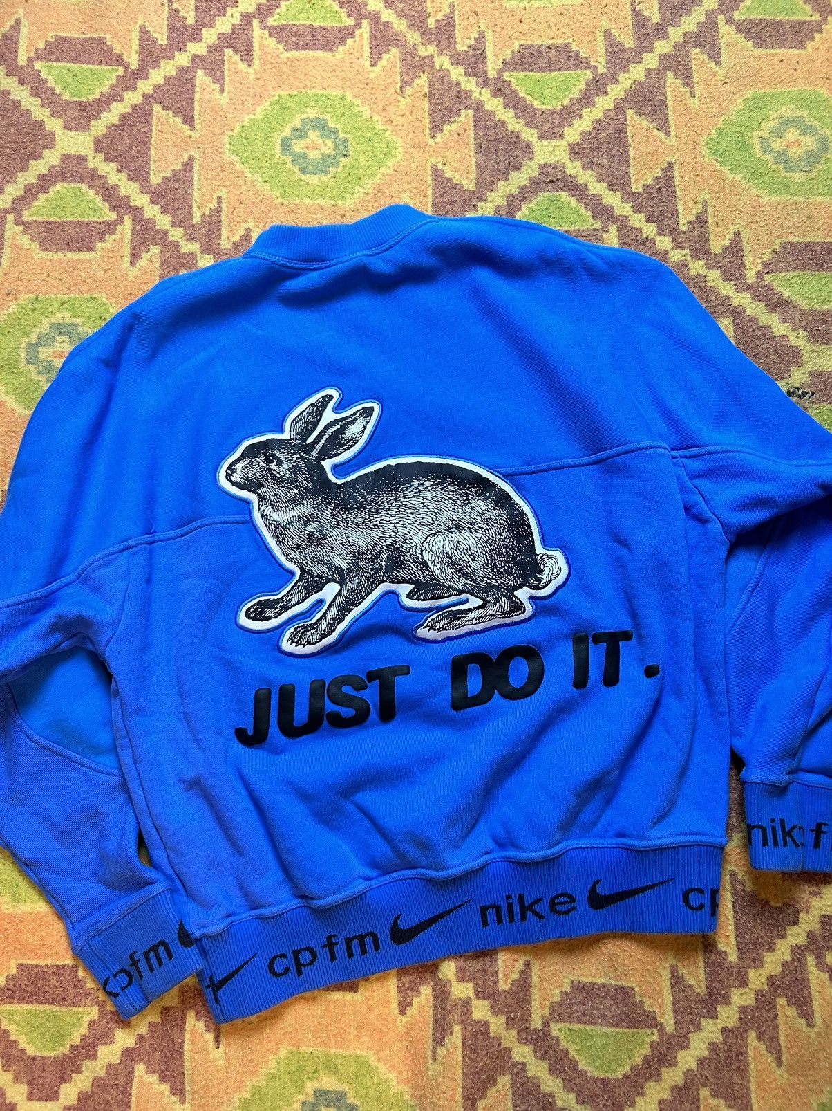Cactus Plant Flea Market Nike x Cactus Plant Flea Market CPFM Tortoise Blue Crewneck Size US S / EU 44-46 / 1 - 4 Thumbnail