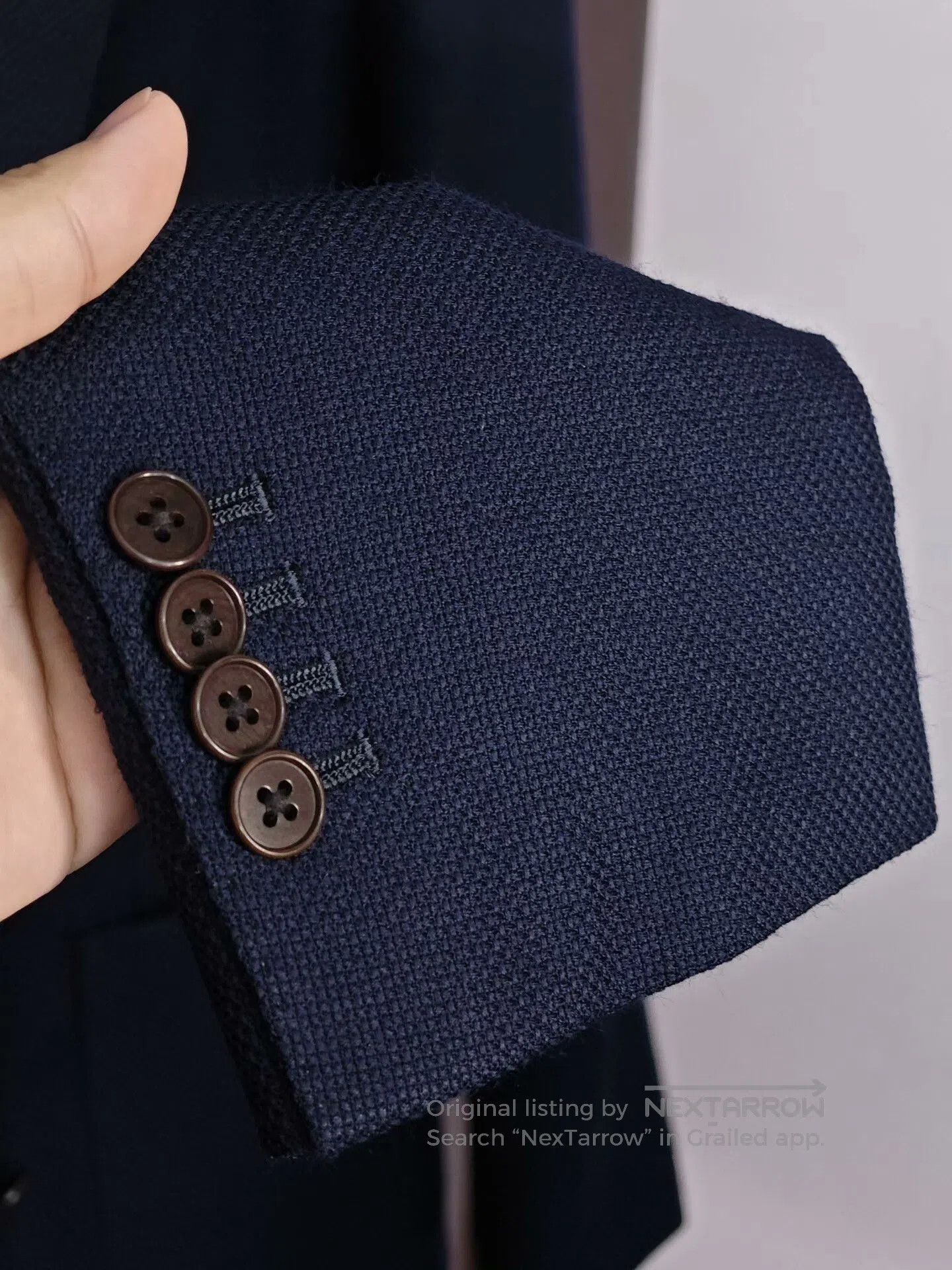 Japanese Brand Italian VBC Wool Blend Custom Suit. Size US S / EU 44-46 / 1 - 4 Thumbnail