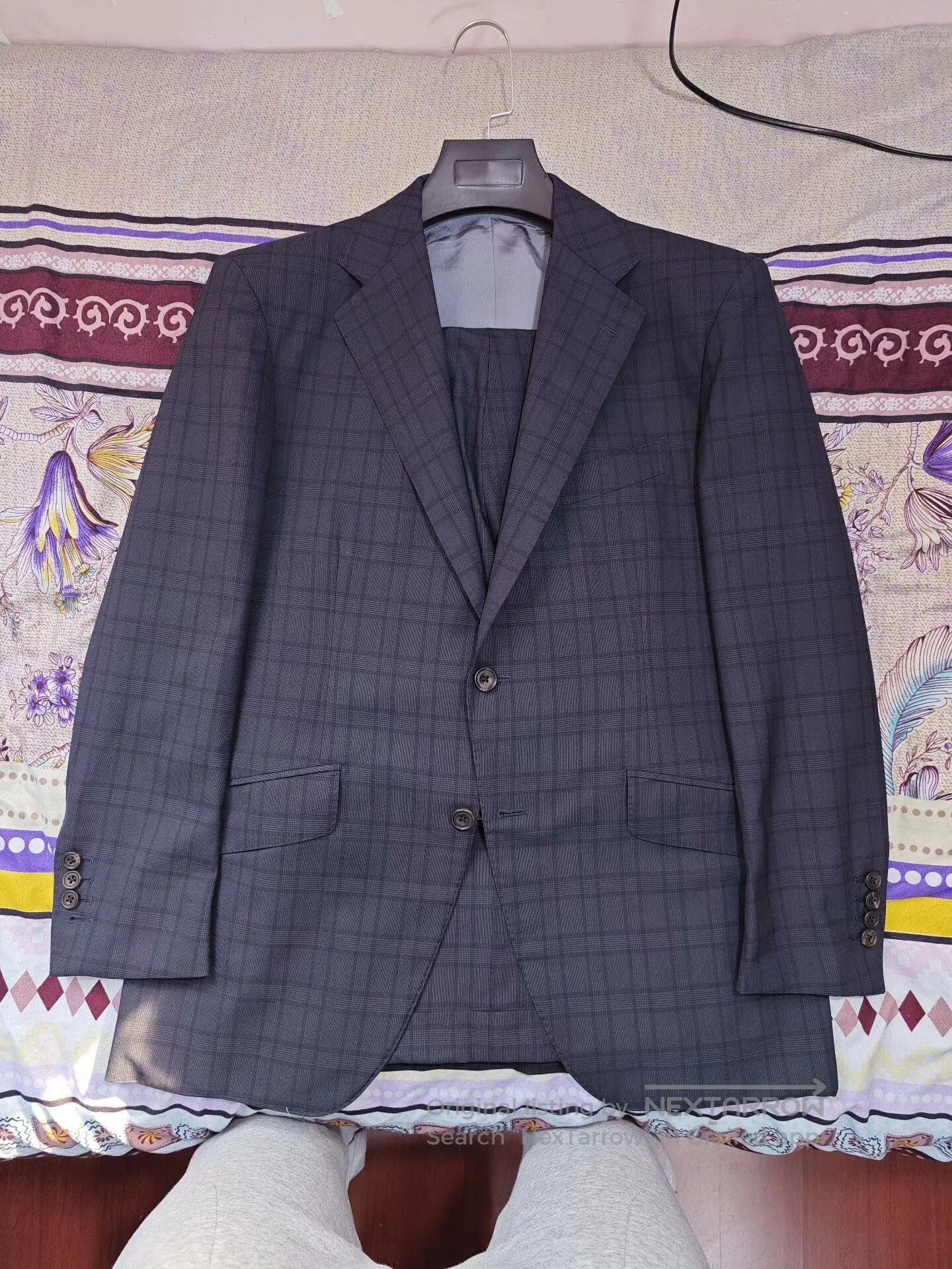 Japanese Brand Italian VBC Wool Blend Suit Set. Size US M / EU 48-50 / 2 - 5 Thumbnail