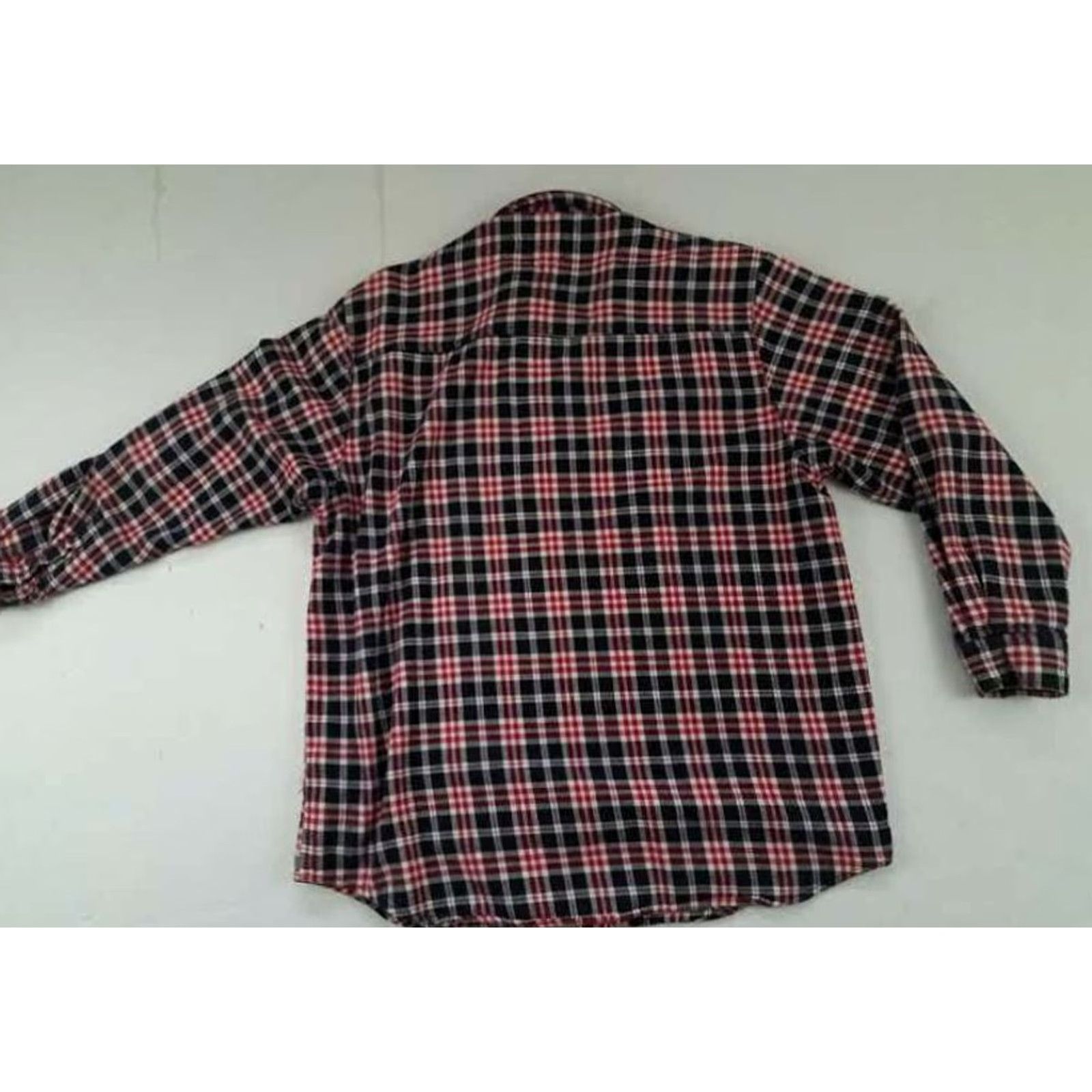 Tommy Hilfiger Tommy Jeans Shirt M Multicolor Flannel Plaid Full Zip Outdoor Cotton Heavy Cotton Shirt Mens Medium 1990s Size US M / EU 48-50 / 2 - 8 Thumbnail