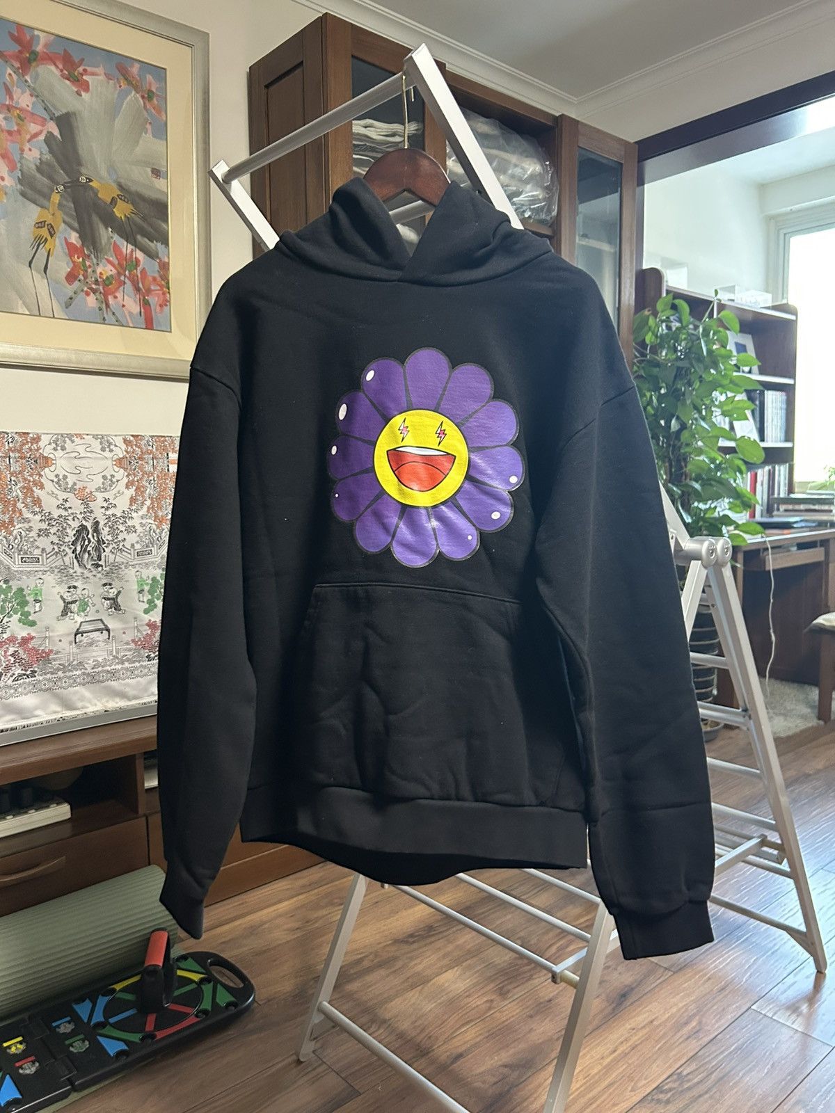 J Balvin × Takashi Murakami J.Balvin x Takashi Murakami Black sunflower hoodie Size US L / EU 52-54 / 3 - 1 Thumbnail