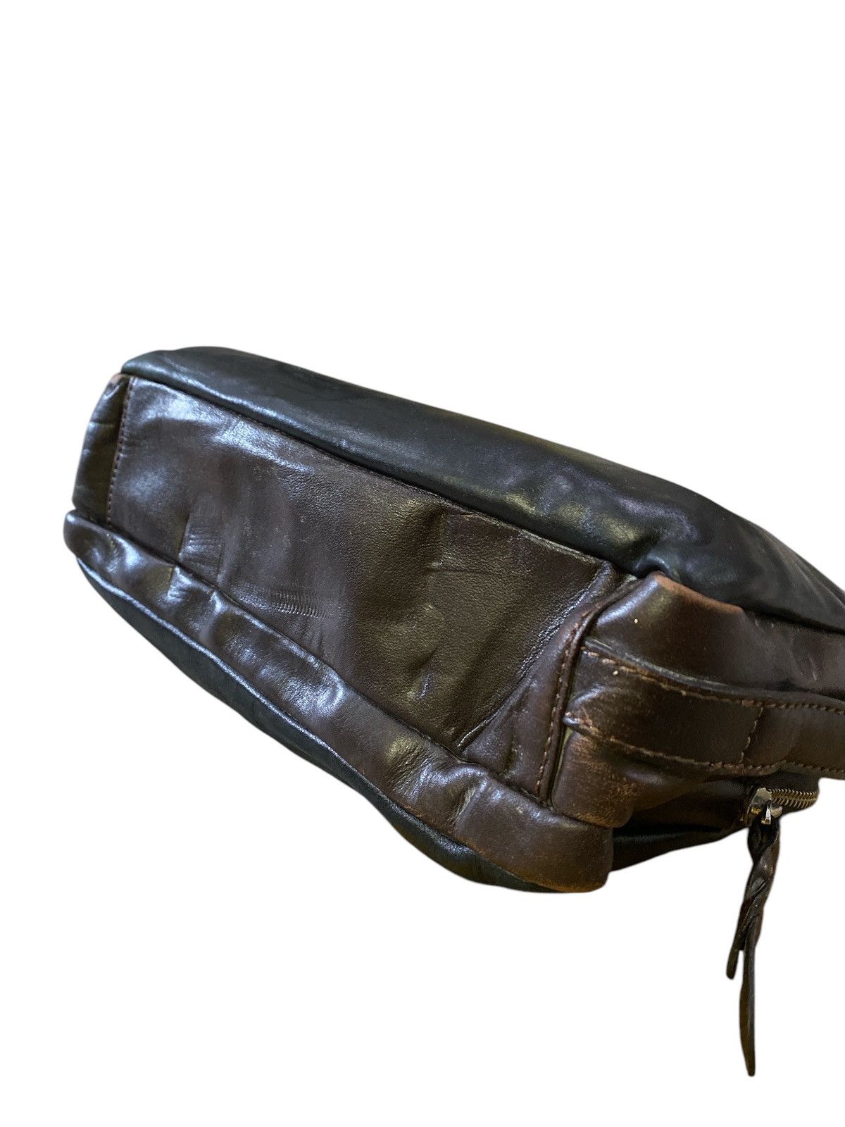 Japanese Brand × Leather × Vintage Vintage Ace Co. Ltd Leather Cluth Bag Size ONE SIZE - 8 Thumbnail