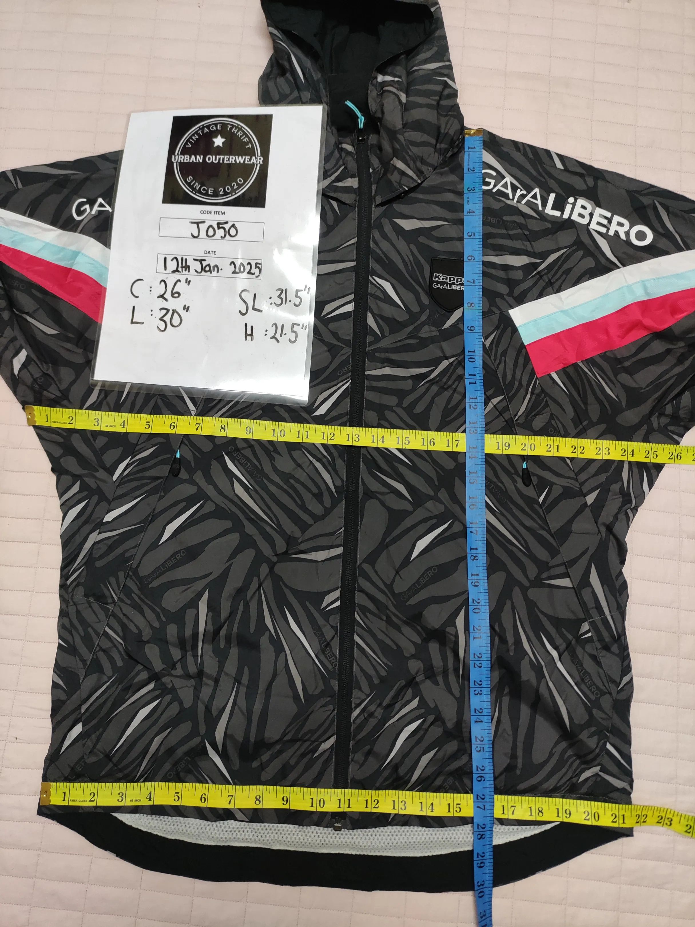 Japanese Brand Kappa x GaraLibero Graphic Windbreaker Jacket Size XL Size US XL / EU 56 / 4 - 18 Thumbnail