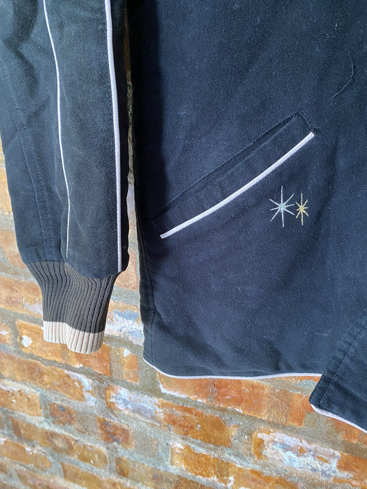 1990s KING MOB Punk Label Japan Embroidered Bat padded