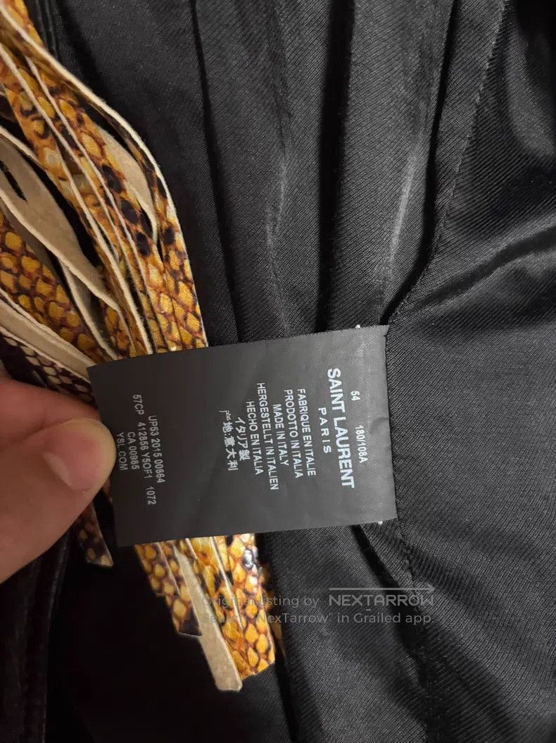 Saint Laurent Paris Saint Laurent Paris Fringed Leather Jacket Size US L / EU 52-54 / 3 - 3 Thumbnail