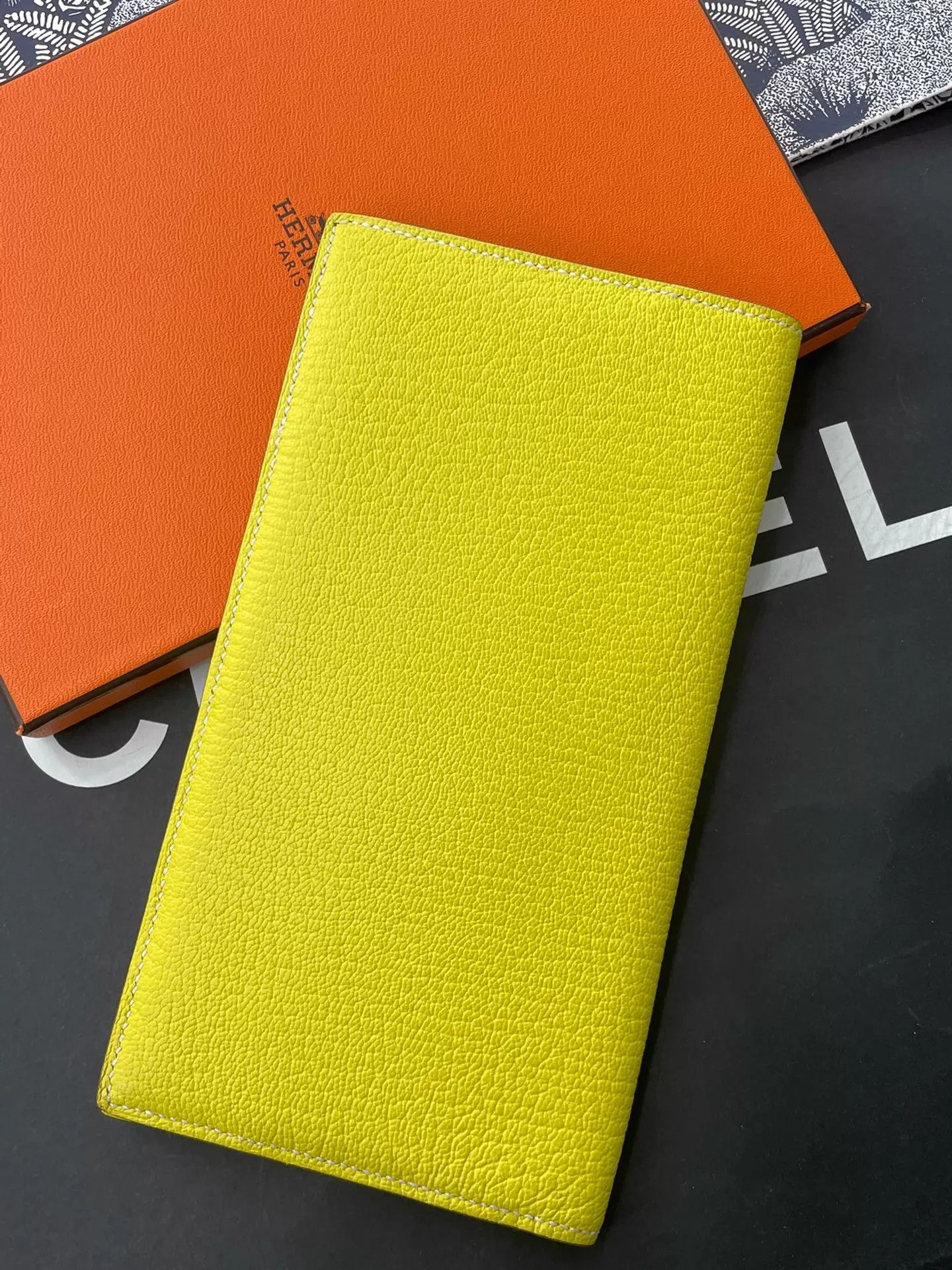 Hermes Hermes yellow long bifold wallet unused Size ONE SIZE - 3 Thumbnail
