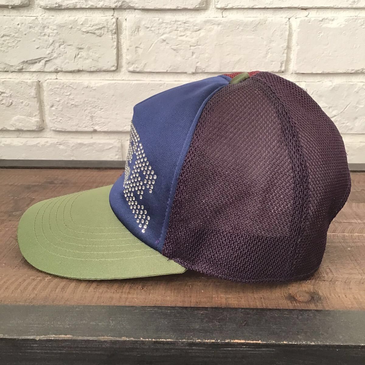 Bape × Nigo × Swarovski BAPE Swarovski APEE LOGO tracker hat cap a bathing ape NIGO Size ONE SIZE - 5 Thumbnail