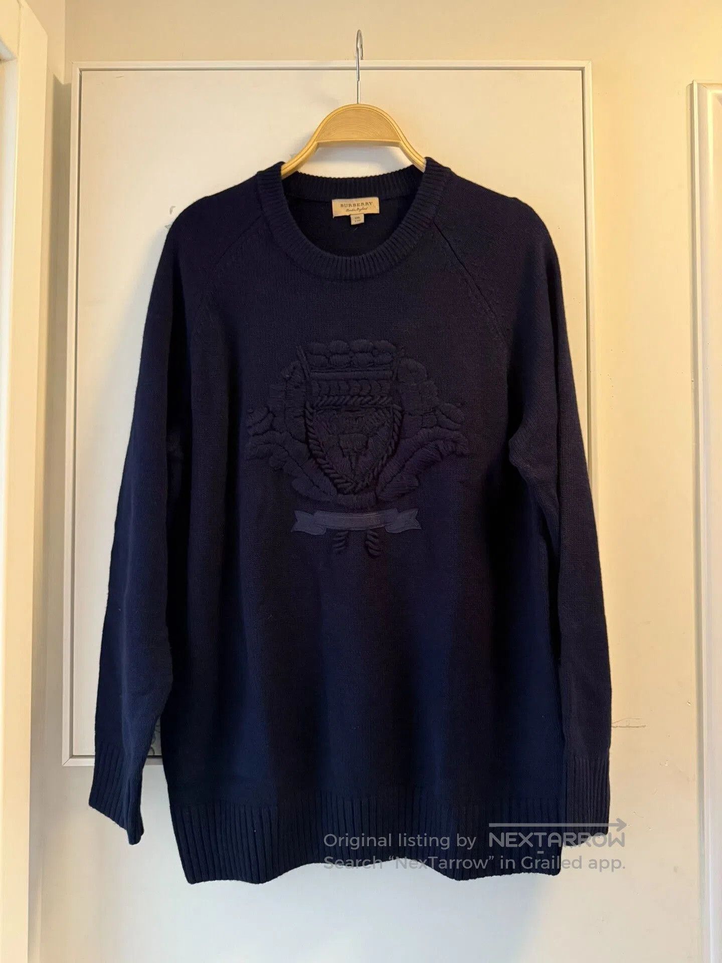 Burberry Burberry Men's Navy Sweater 2XL. Size US XXL / EU 58 / 5 - 1 Thumbnail