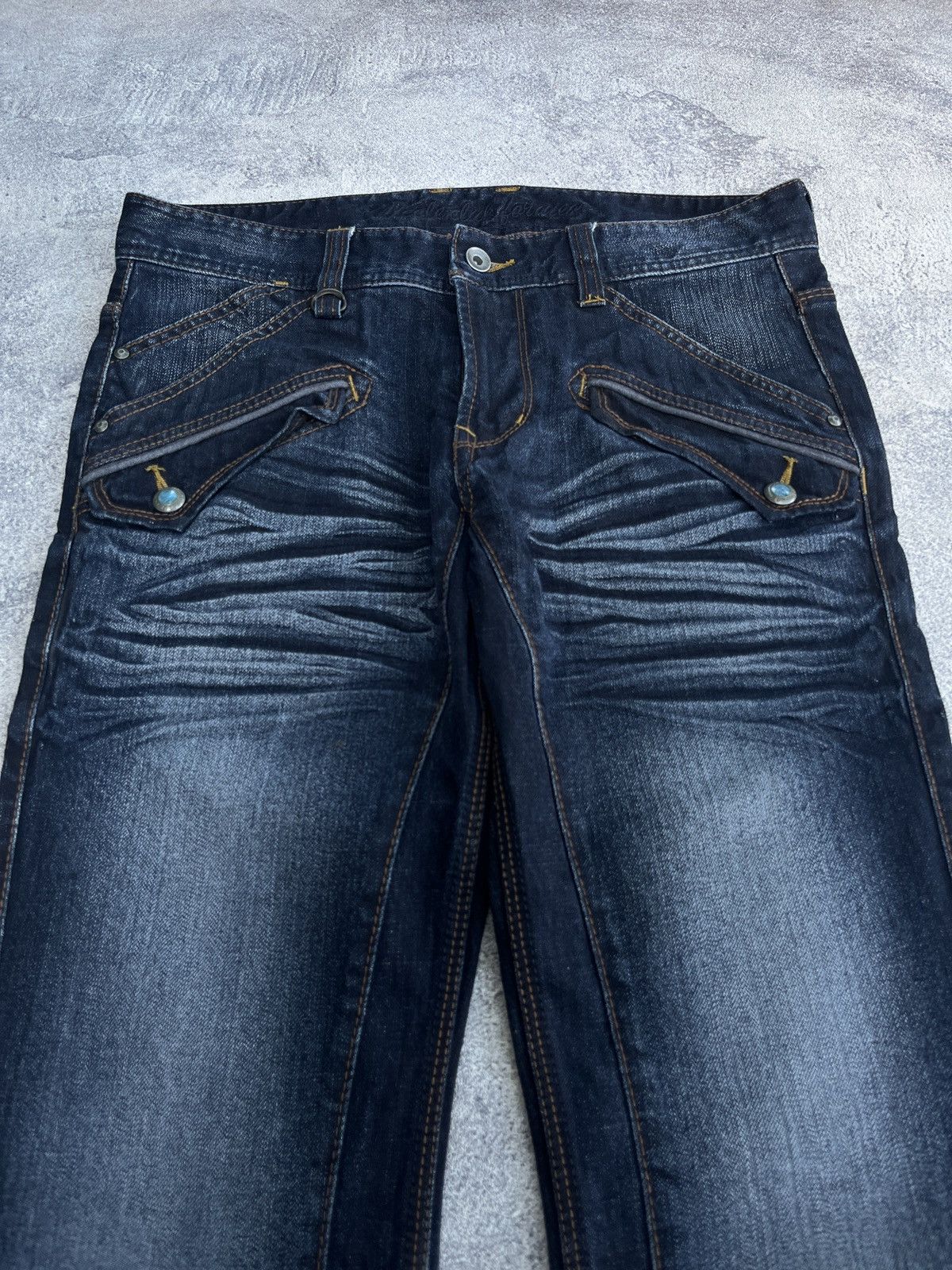 Nicole Club Nicole Club For Men Clawmark Flared Jeans Size US 30 / EU 46 - 2 Thumbnail