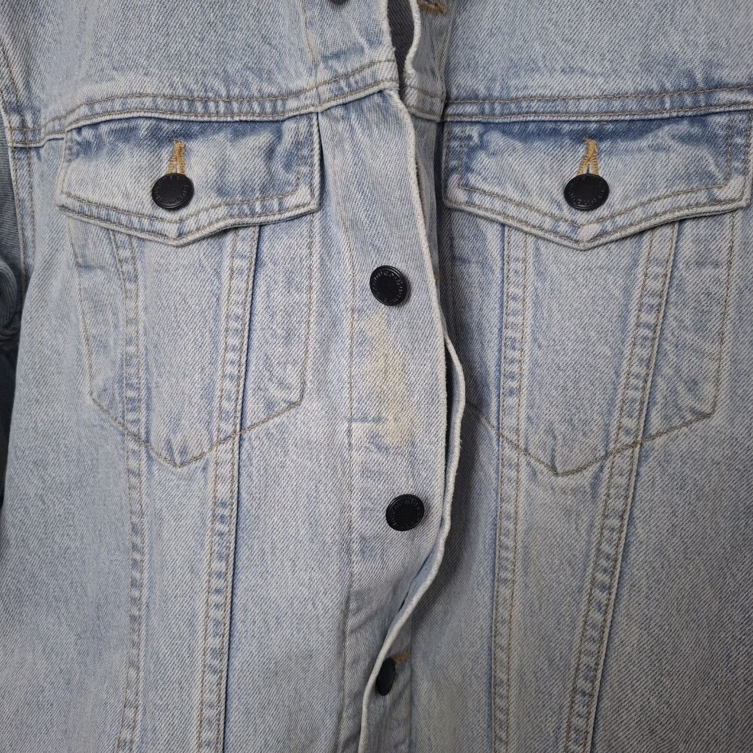 Alexander Wang ALEXANDER WANG Bleach Blue Oversized Daze Denim Jacket Size US XS / EU 42 / 0 - 7 Thumbnail