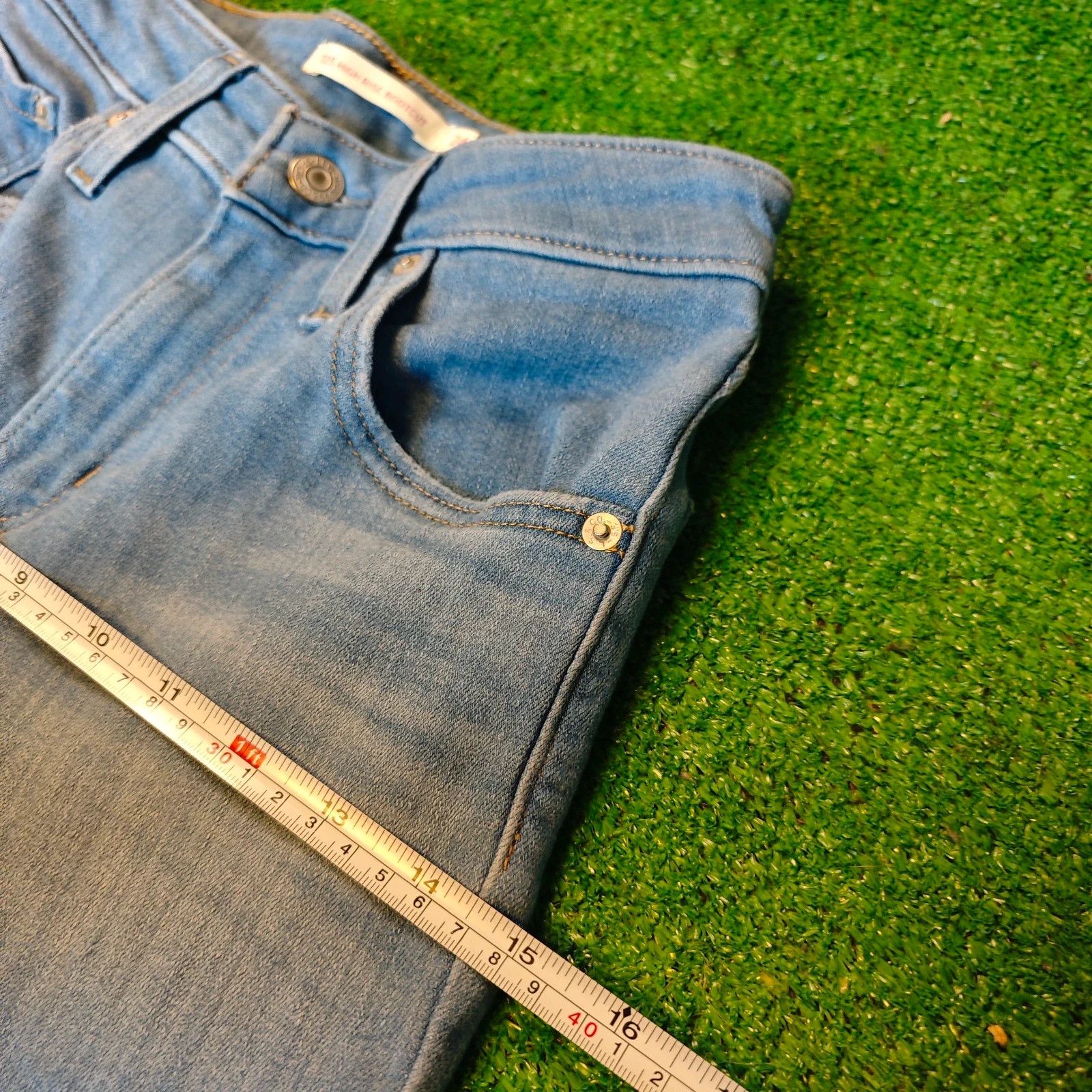 Levi's Levi's 725 Jeans Womens 24 blue Flare Bootcut high rise Size 24" / US 00 / IT 34 - 13 Thumbnail
