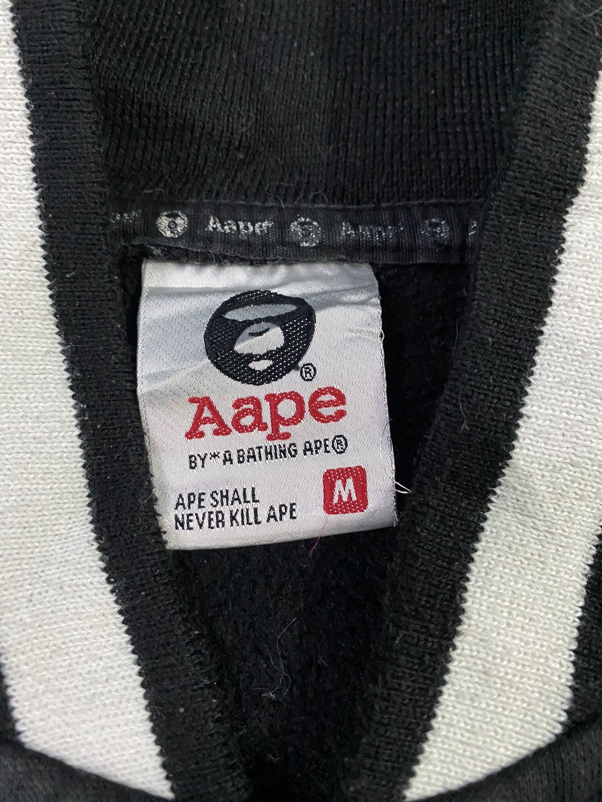 Aape × Bape Vintage AAPE By A Bathing Ape Varsity Jacket Size US M / EU 48-50 / 2 - 6 Thumbnail