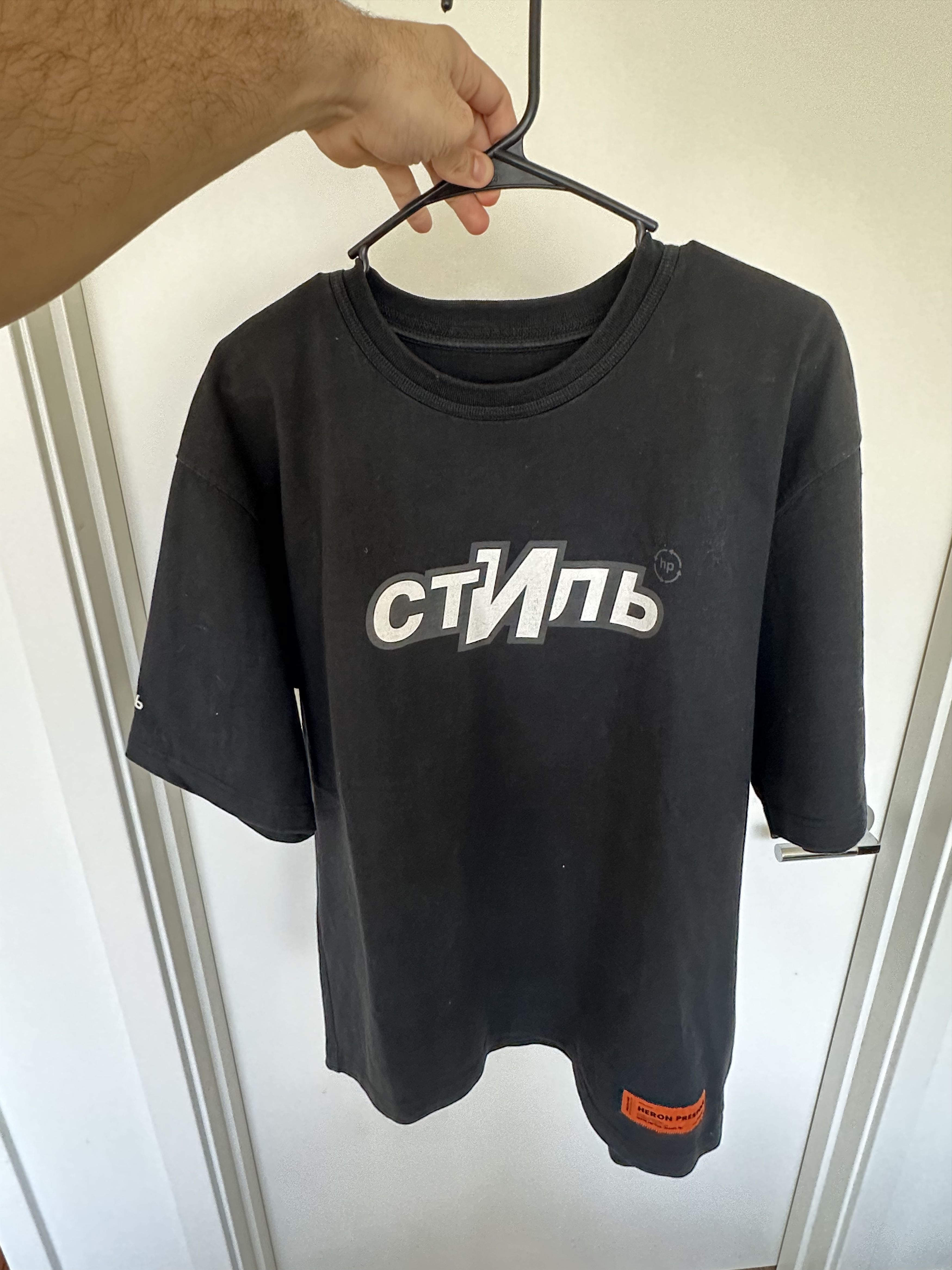 Heron Preston Heron Preston Logo Tee Size M Size US M / EU 48-50 / 2 - 5 Thumbnail