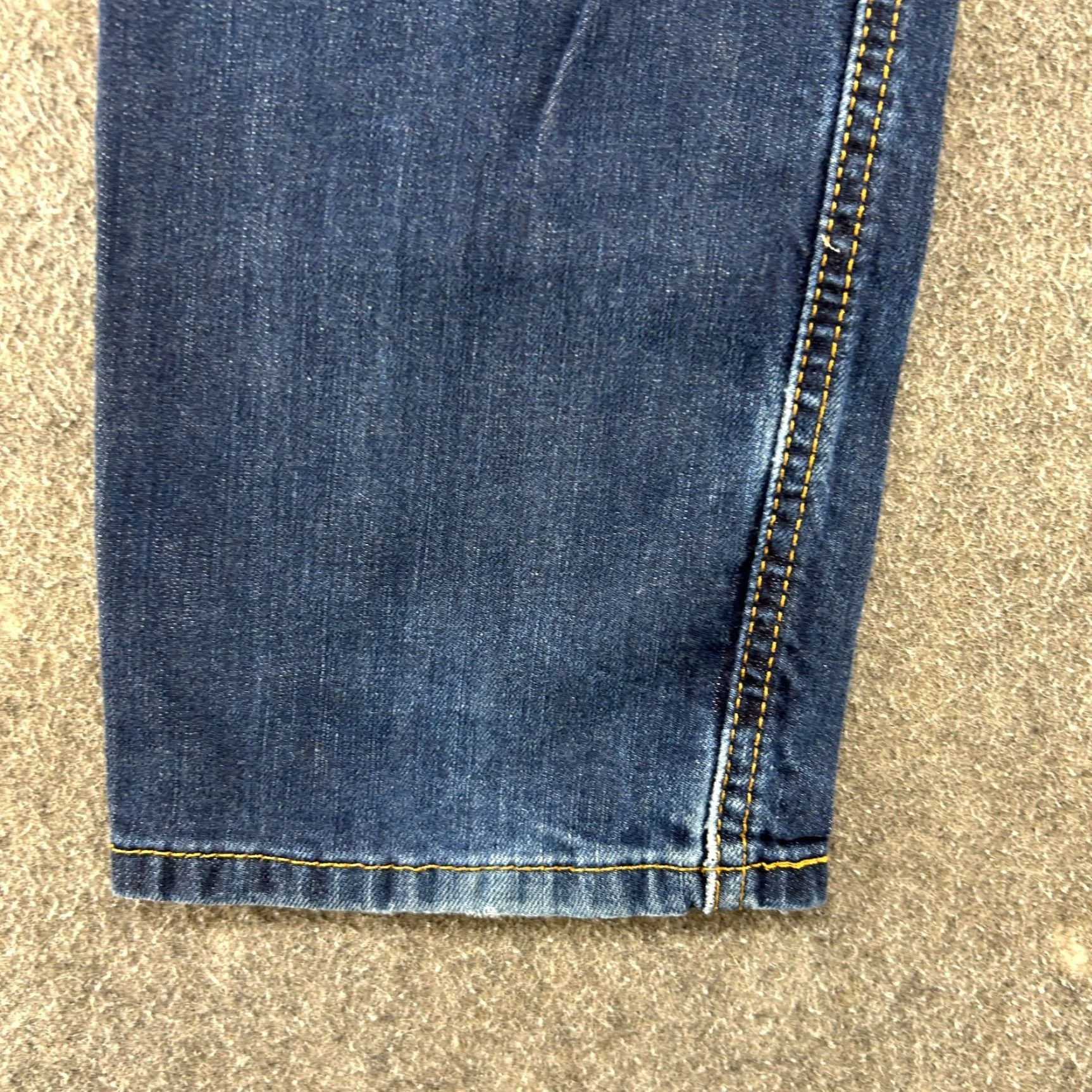 Levi's Levi's 541 Jeans Mens 33x32 Blue Athletic Fit Tapered Leg Dark Wash Stretch Size US 33 - 6 Thumbnail