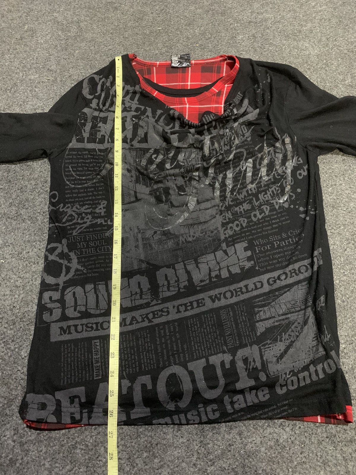 Hysteric Glamour × Japanese Brand × Le Grande Bleu (L.G.B.) CLAS AHEAD ANARCHY POEM DOUBLE LAYERS Size US M / EU 48-50 / 2 - 12 Thumbnail