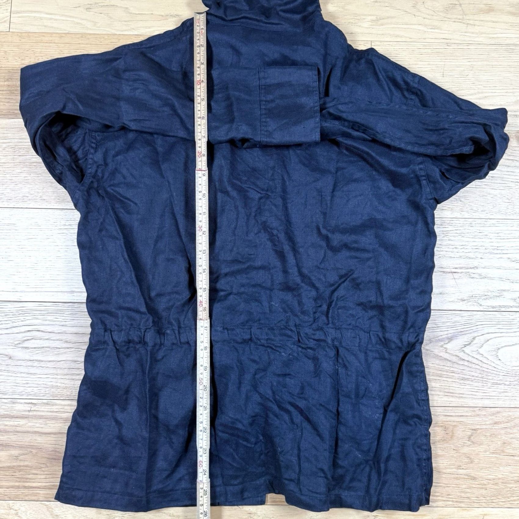 Ralph Lauren VINTAGE Ralph Lauren Linen Utility Jacket Hooded Navy Womens S Small Blue Linen Utility Jacket Hooded Womens S Small Blue Ralph Lauren Size S / US 4 / IT 40 - 7 Thumbnail
