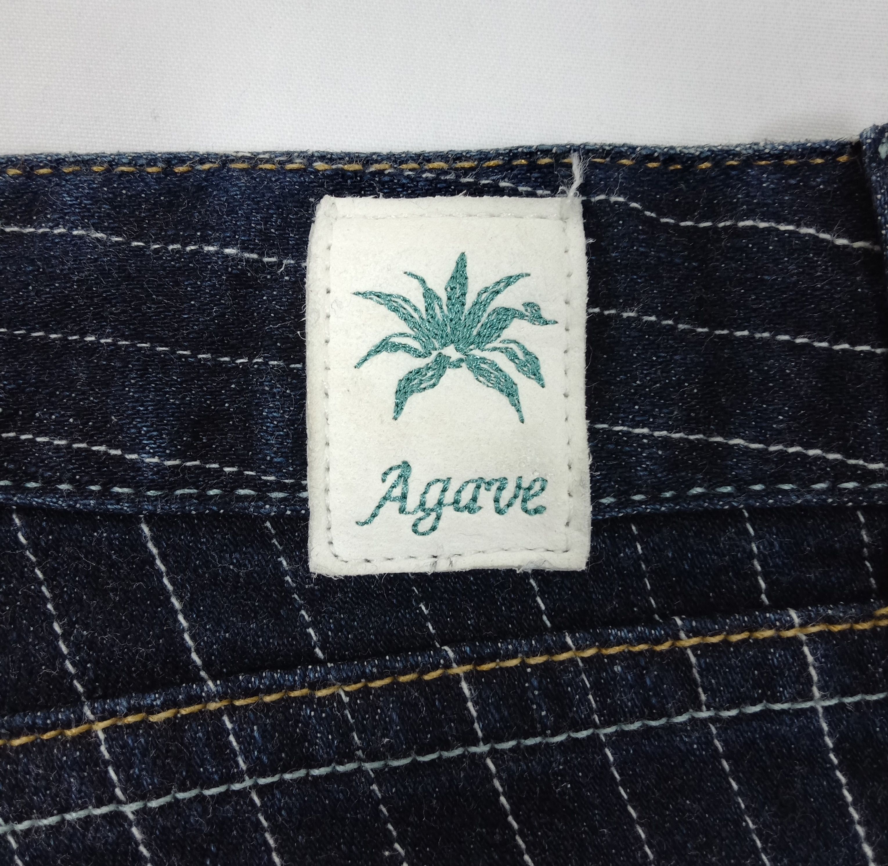Agave Vintage Agave Hickory Striped Flare Jeans Slim Boot Denim Size 30" / US 8 / IT 44 - 14 Thumbnail