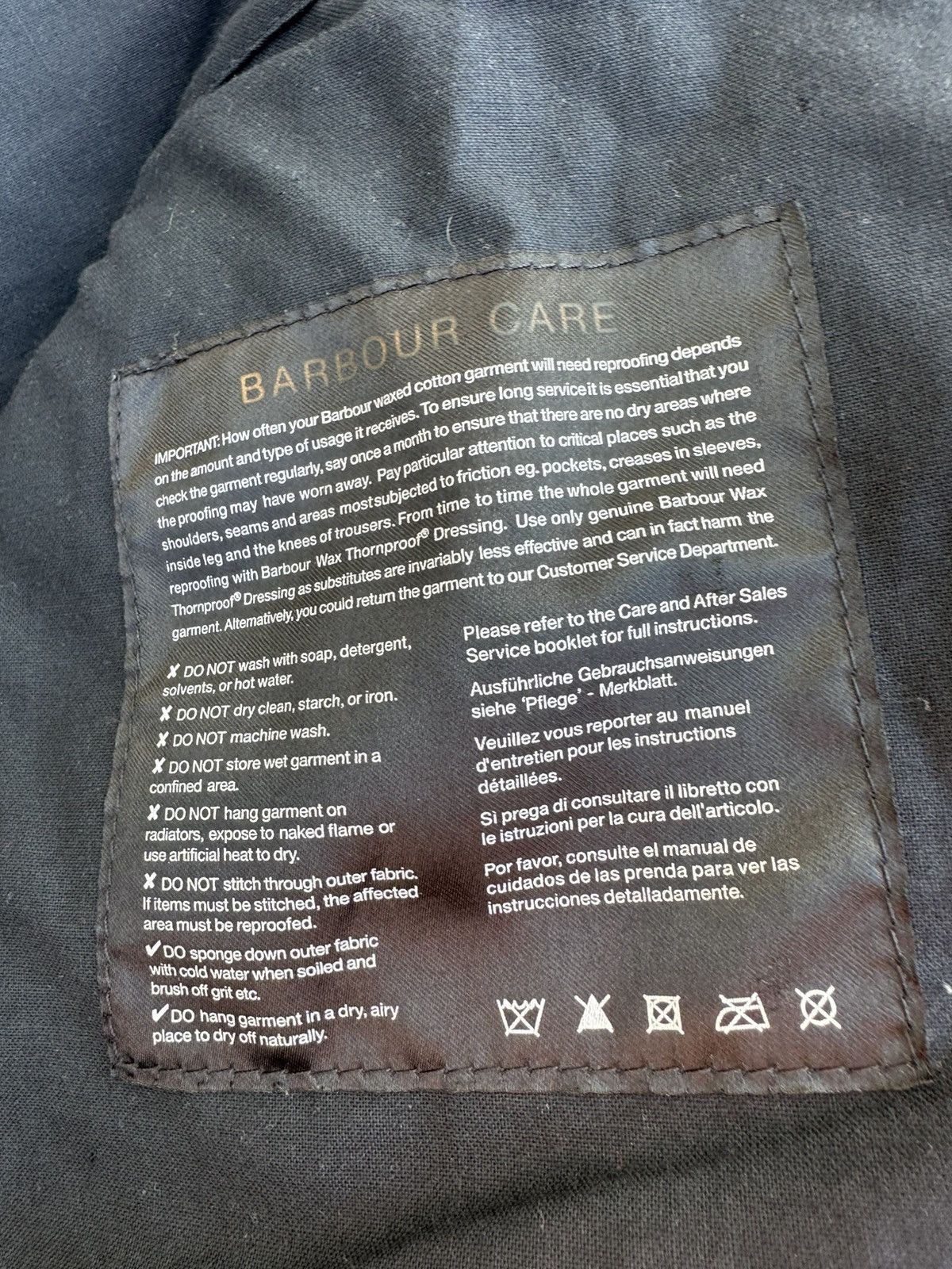 Barbour Jacket Barbour Wax Care Size US M / EU 48-50 / 2 - 6 Thumbnail