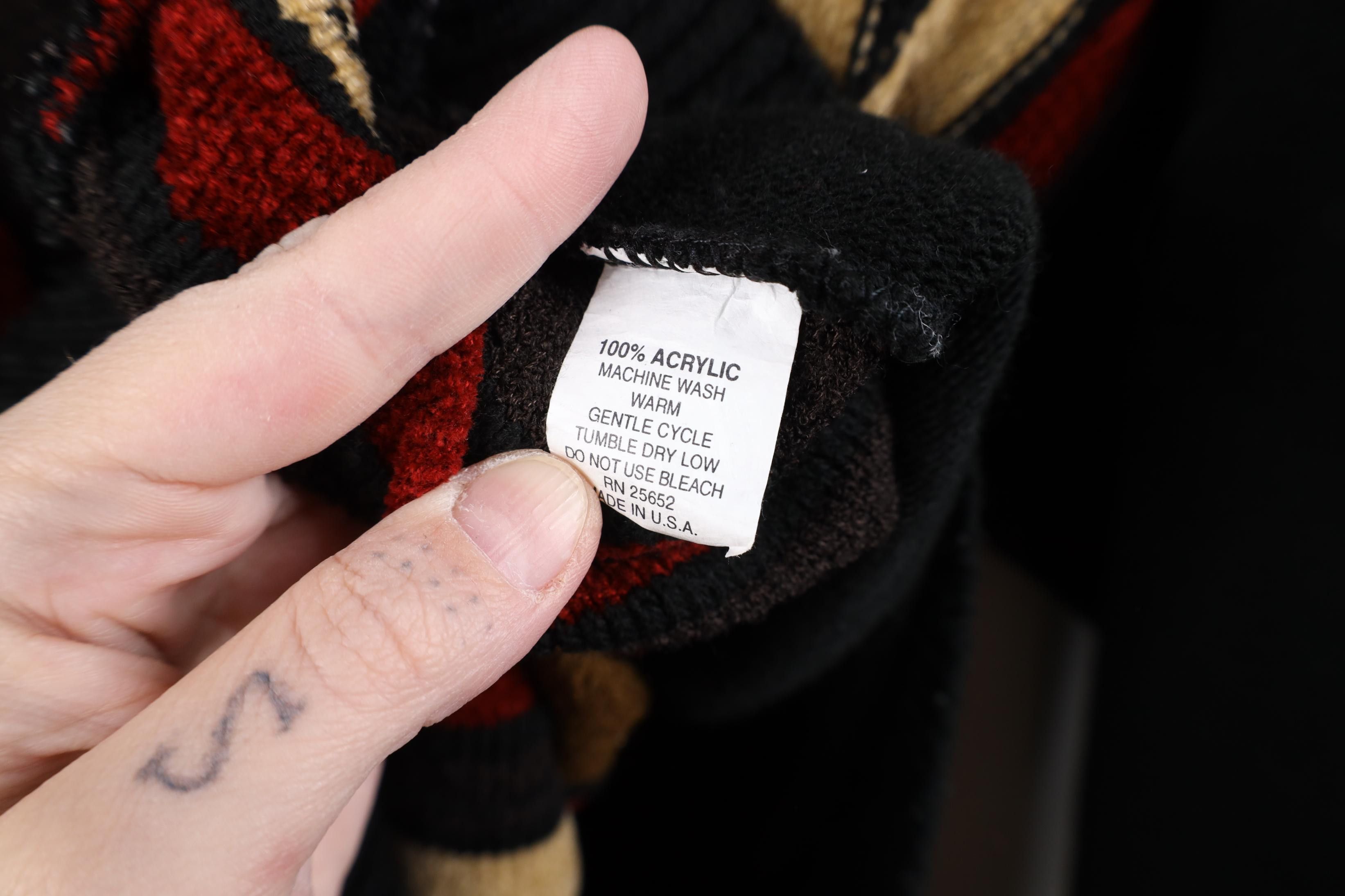 Vintage Vintage 90s Coogi Style Biggie Smalls Knit Sweater USA Size US XL / EU 56 / 4 - 7 Thumbnail