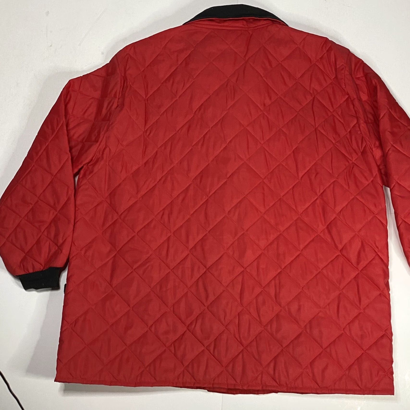 Blair VINTAGE John Blair 79’s Quilted Jacket Unisex Adults Size L Red Quilted Jacket 1970 Mens Womens Boys Girls Size US L / EU 52-54 / 3 - 3 Thumbnail
