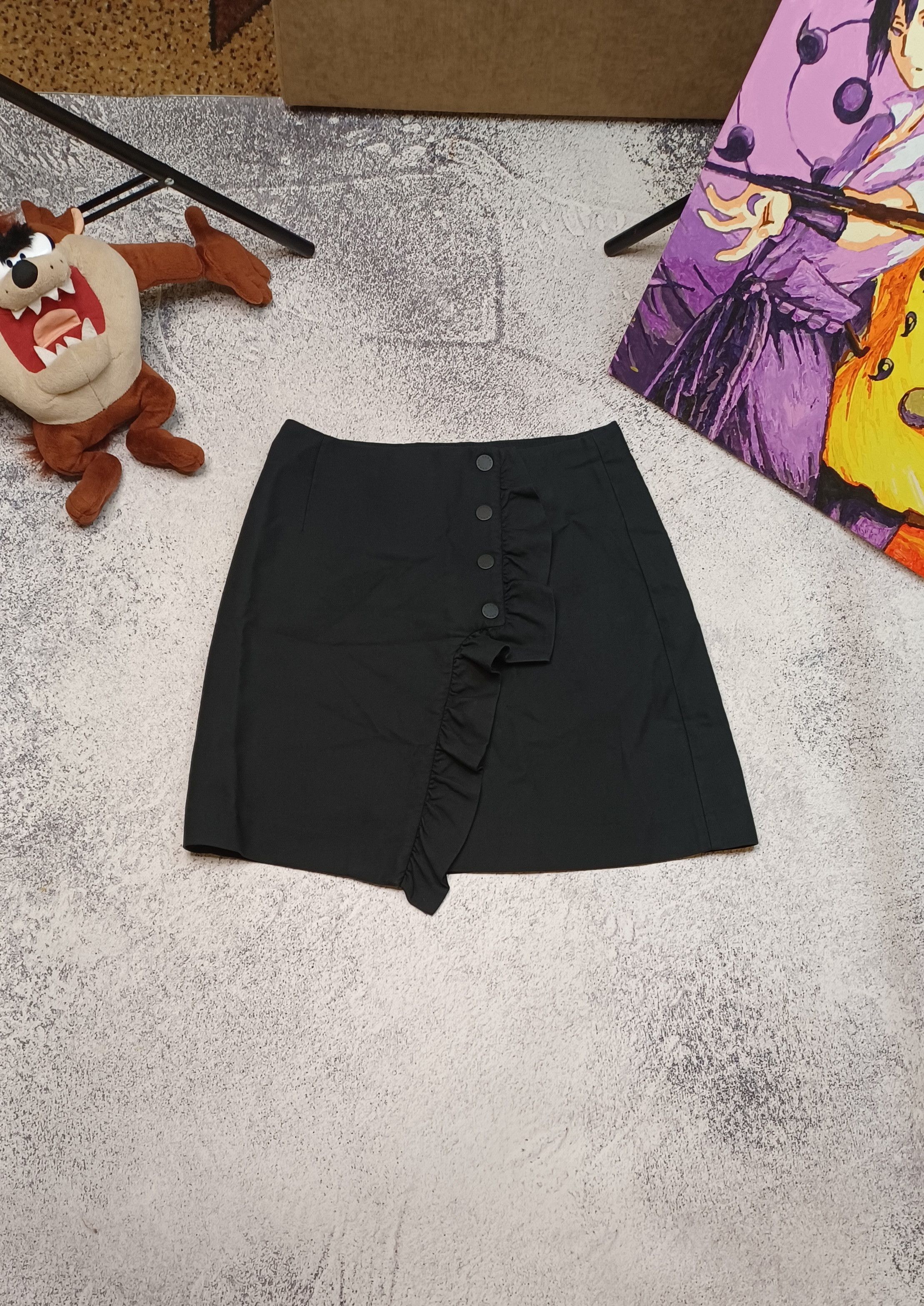 Sandro Sandro Paris Black Mini Skirt Size 26" / US 2 / IT 38 - 3 Thumbnail