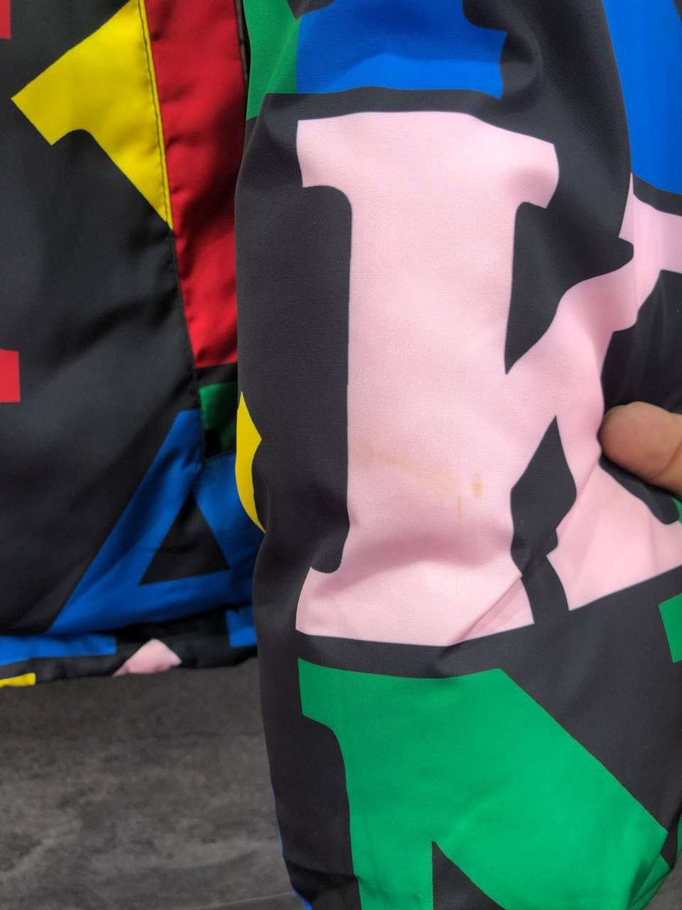 Vintage Mens Karl Kani Retro Reversible Block Puffer Jacket Size US XS / EU 42 / 0 - 8 Thumbnail