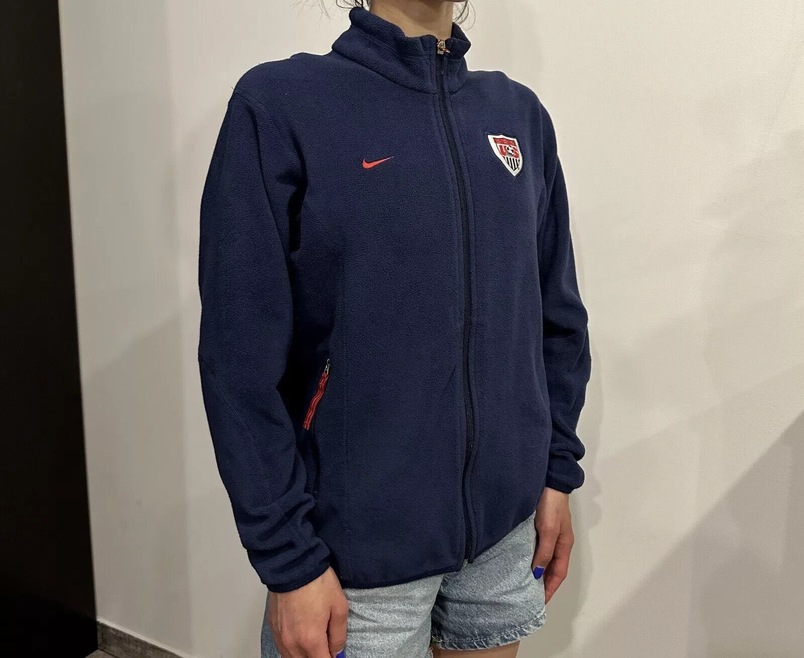 Nike VINTAGE NATIONAL TEAM USA SOCCER FLEECE TRAINING WOMEN NIKE Size M / US 6-8 / IT 42-44 - 3 Thumbnail
