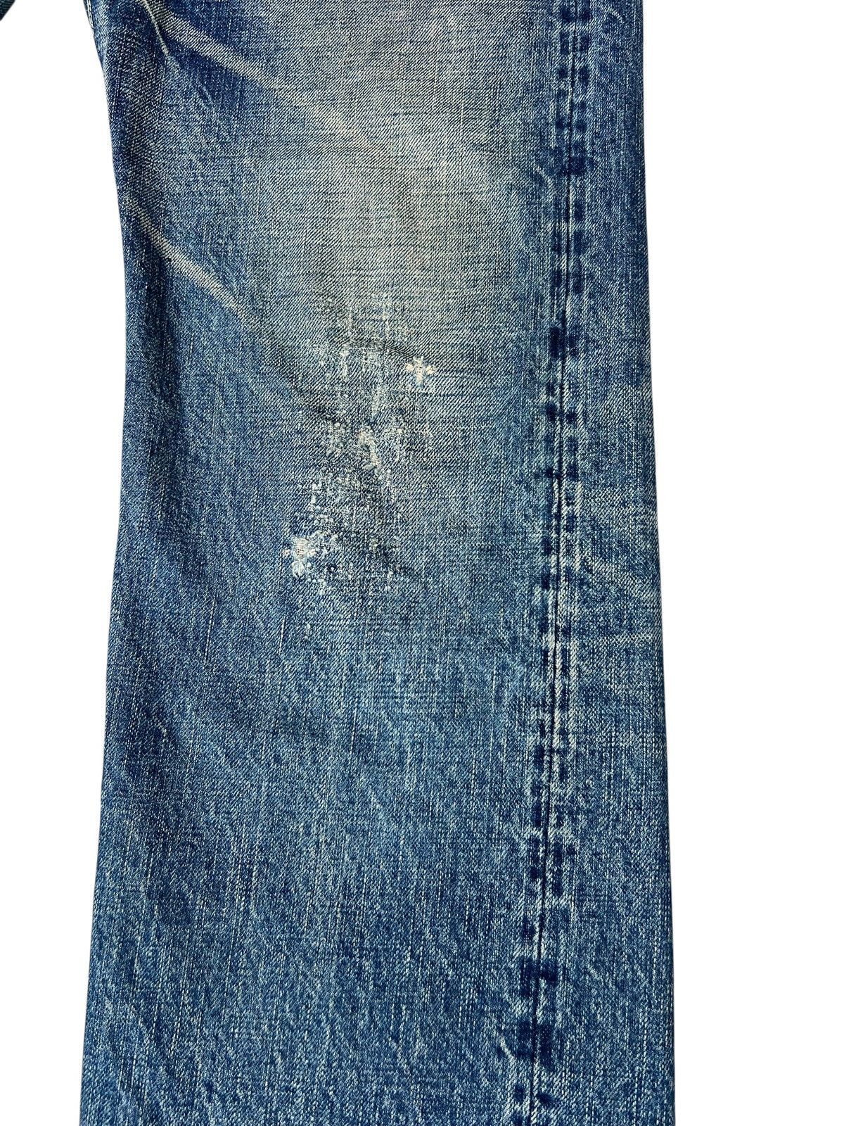 Spellbound Vintage Spellbound Japan Distressed Mud Denim Selvedge Jeans Size US 30 / EU 46 - 12 Thumbnail