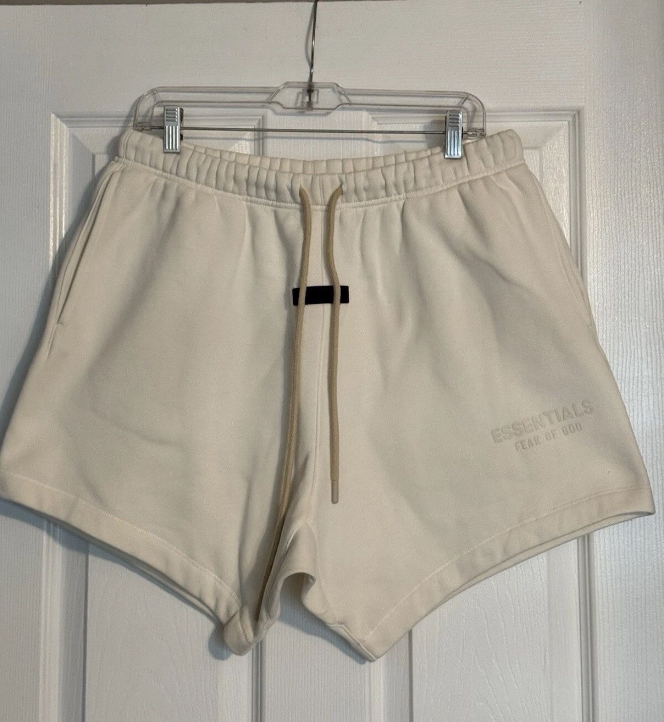 Fear of God Fear of God Essentials White Cotton Shorts Size US 31 - 1 Thumbnail