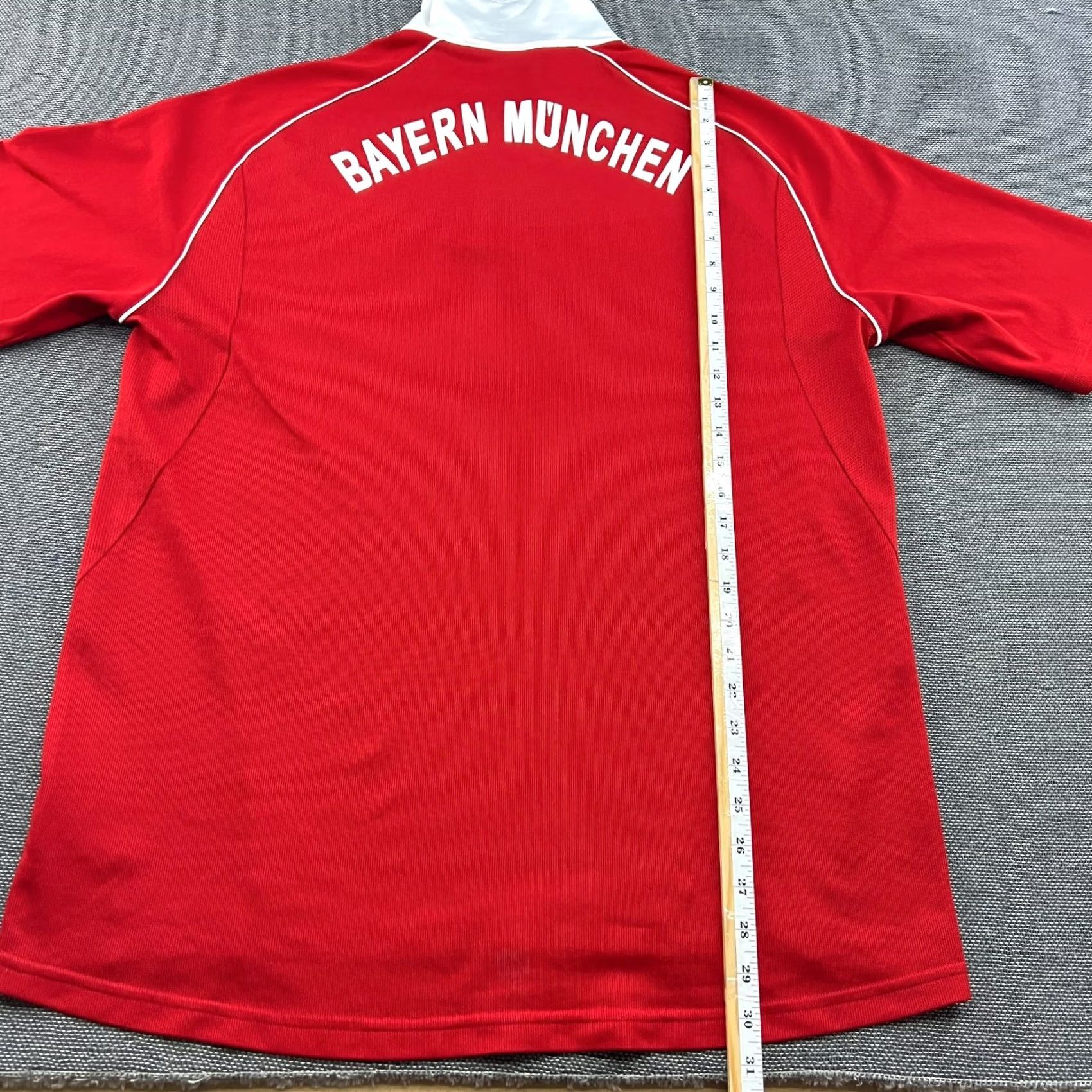 Adidas Bayern Munich 2005 2006 Home Mens XL Adidas Jersey Shirt Shirt Adidas Football Jersey XL Red Mens Size US XL / EU 56 / 4 - 6 Thumbnail