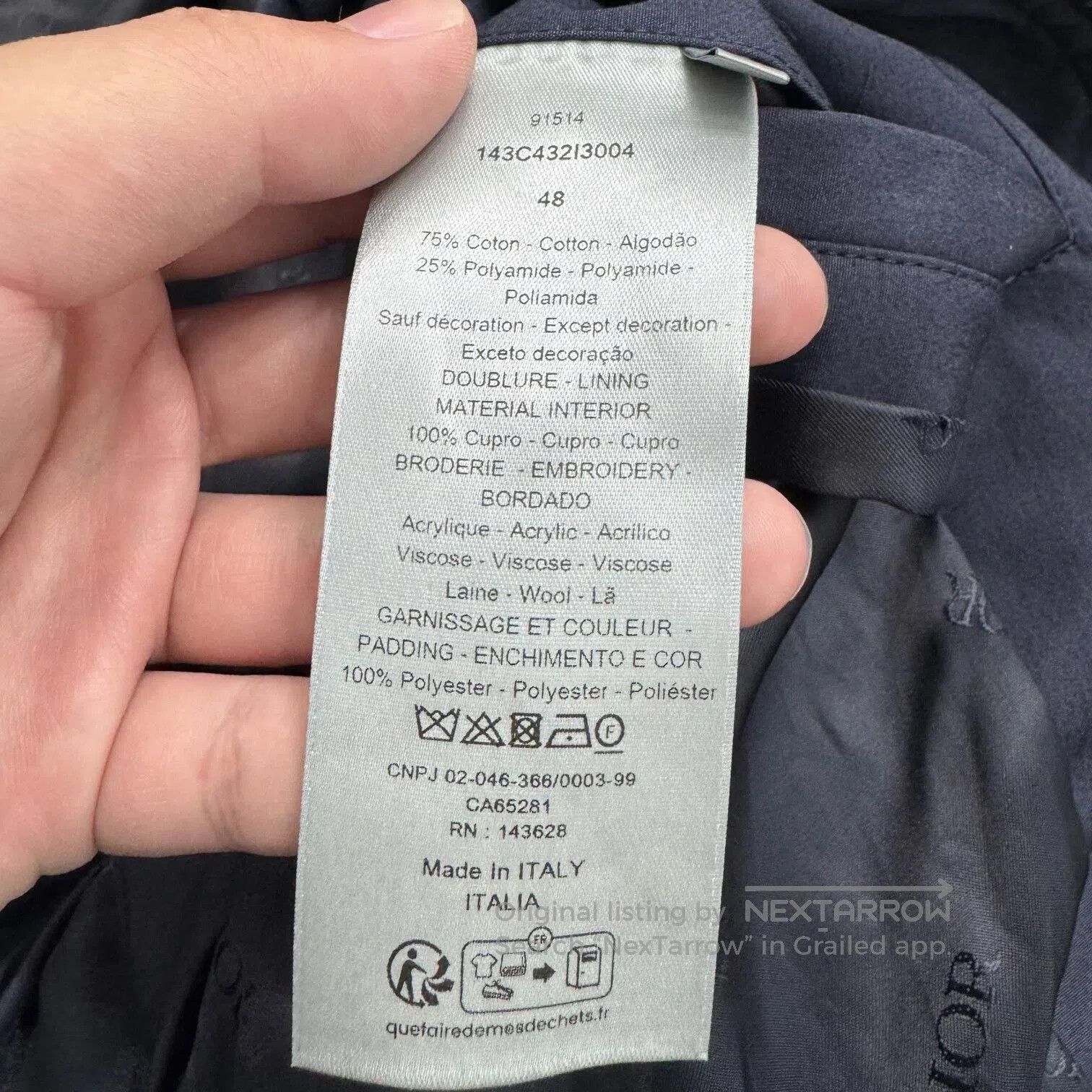 Dior dior cat embroidery pilot jacket. Size US L / EU 52-54 / 3 - 5 Thumbnail