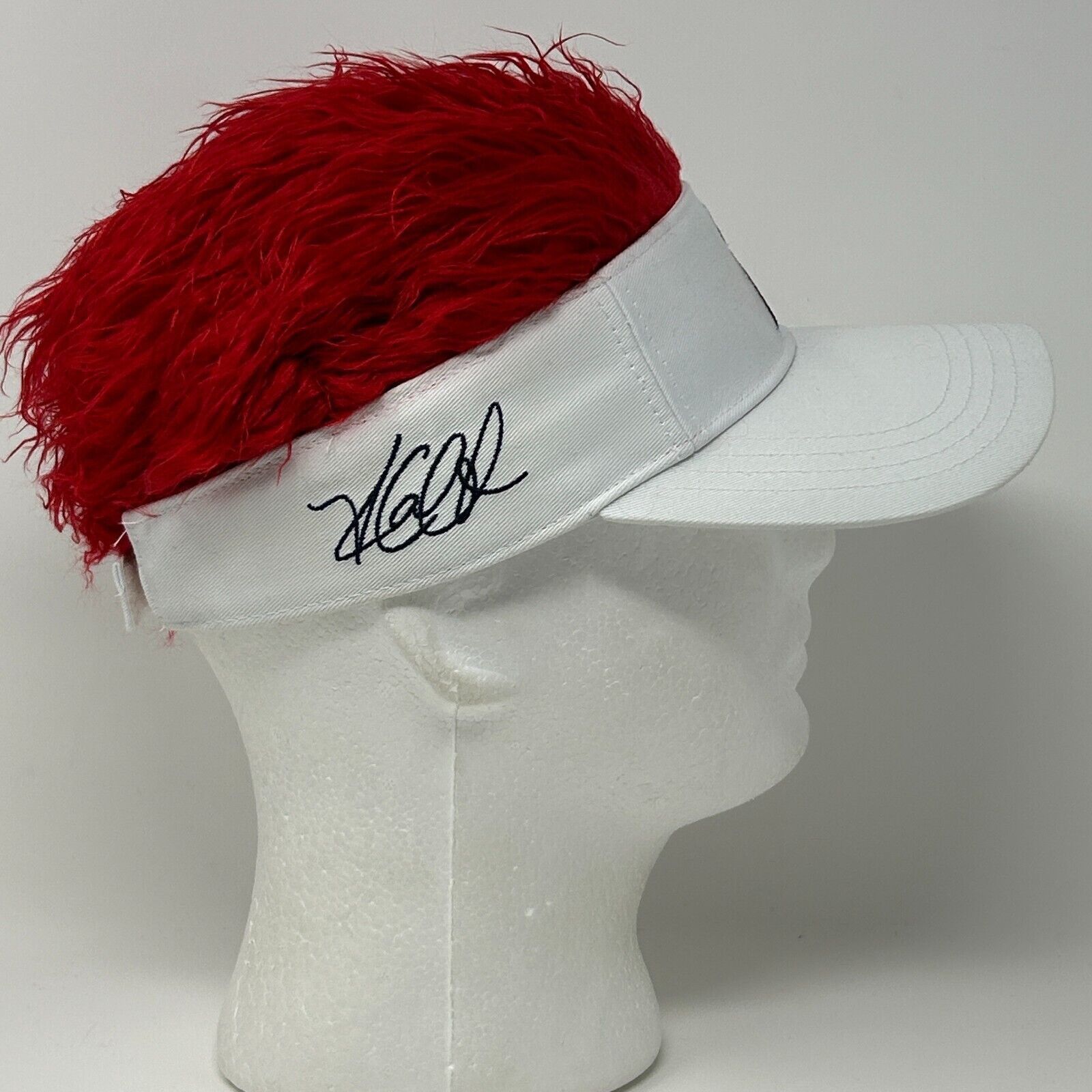 MLB Los Angeles LA Angels Red Flair Hair Visor Hat Cap Size ONE SIZE - 10 Thumbnail