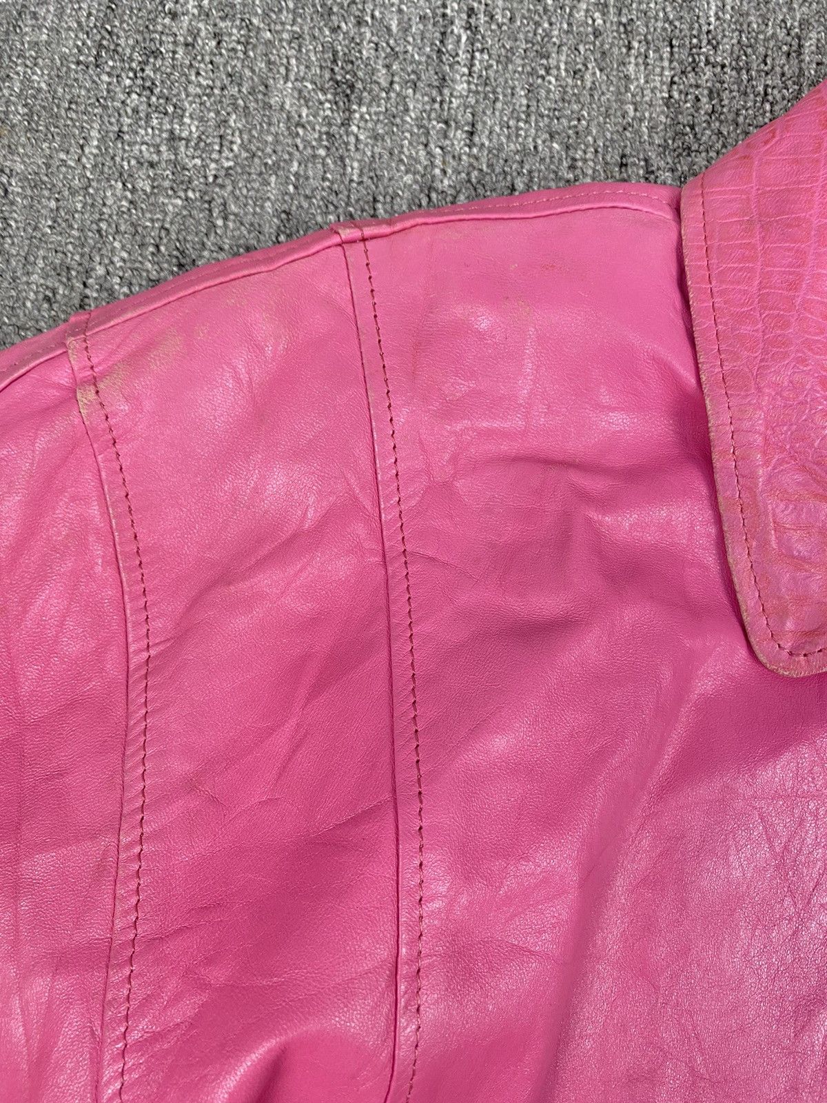 Japanese Brand × Leather × Vintage Lanerossi Sport Leather Jacket Size XXL / US 16-18 / IT 52-54 - 10 Thumbnail