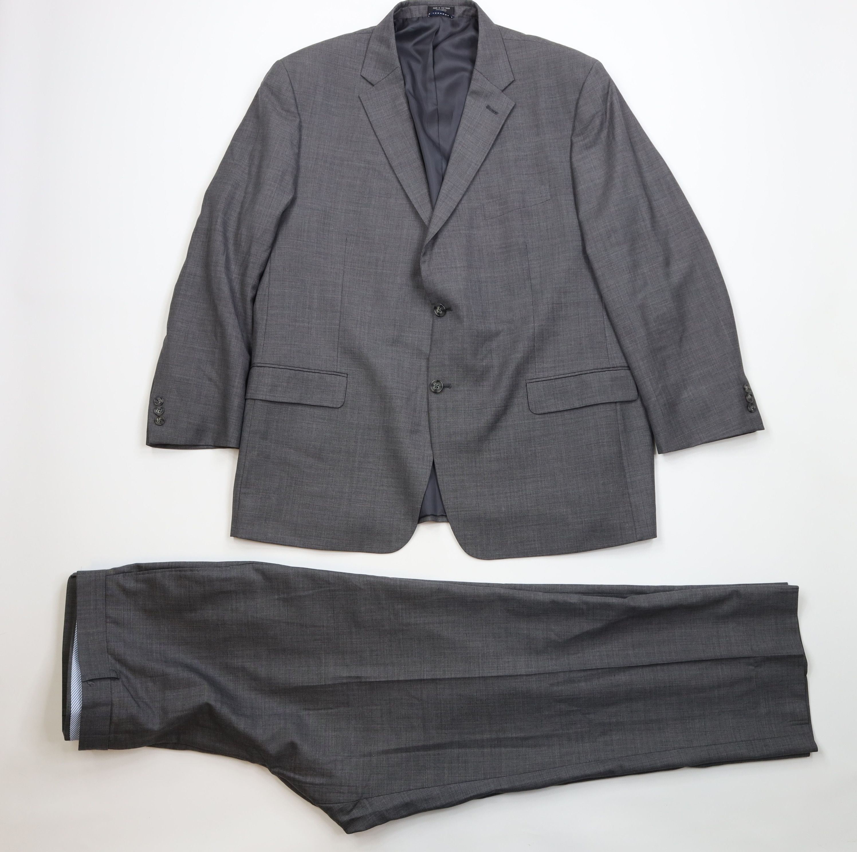 Tommy Hilfiger Tommy Hilfiger2 Piece Wool Knit Wedding Suit Sharkskin Size 48R - 1 Thumbnail