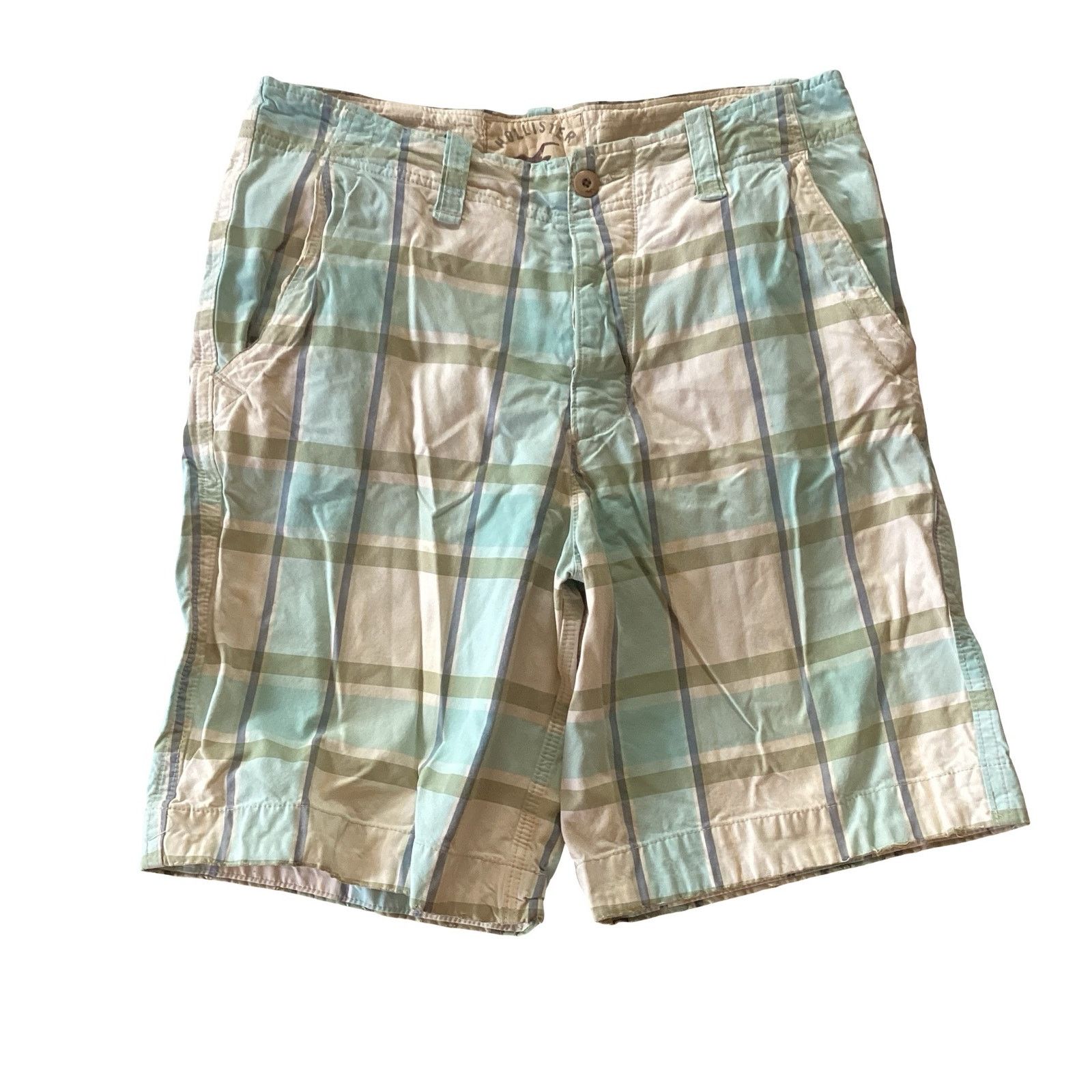 Hollister Hollister Plaid Casual Shorts Size US 33 - 1 Thumbnail