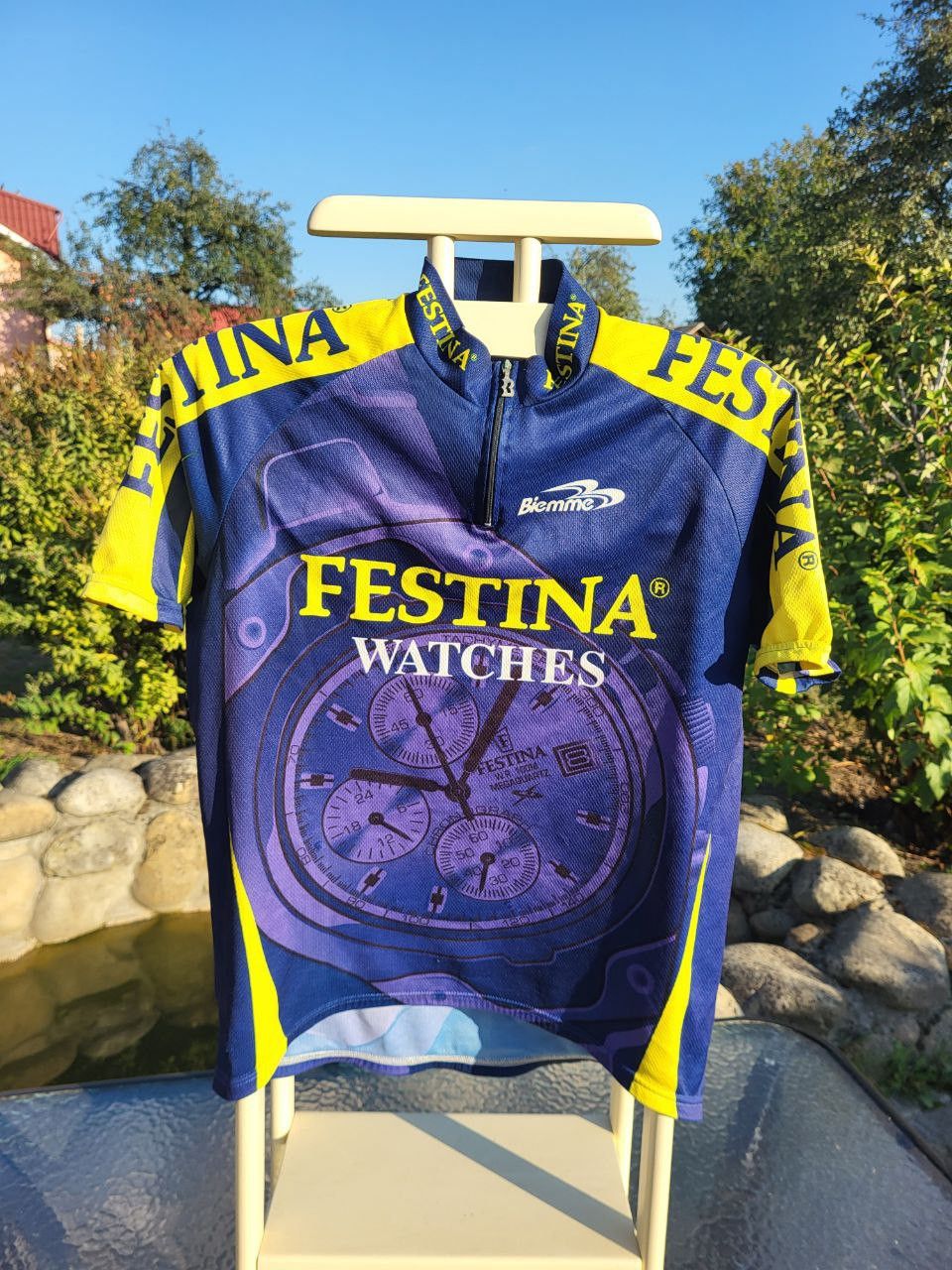 Vintage Vintage Biemme Festina Watches cycling jersey Size US L / EU 52-54 / 3 - 1 Thumbnail