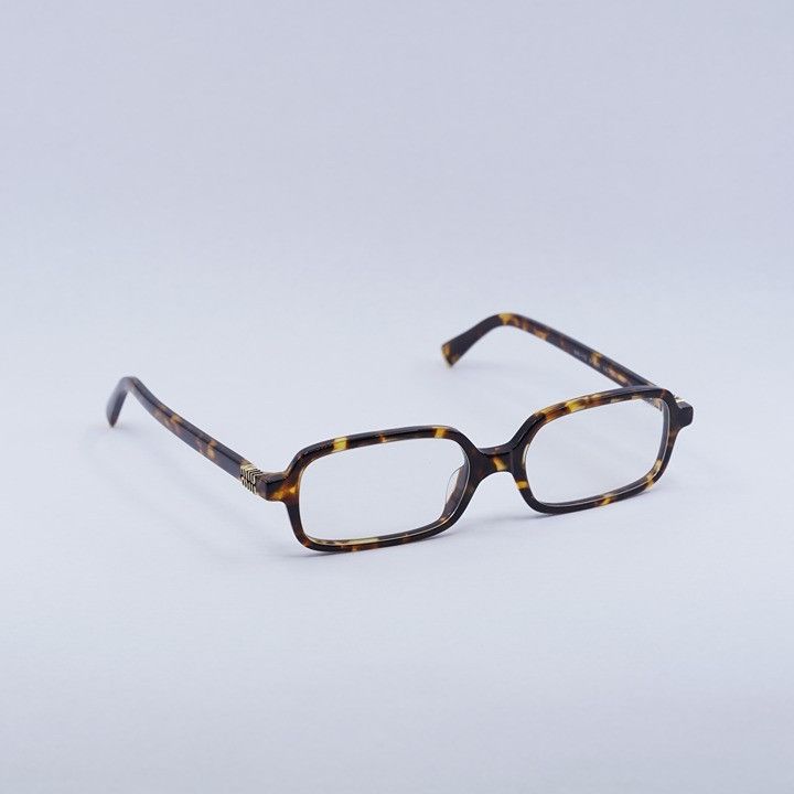 Miu Miu Miu Miu MU11ZS 14L08N Sunglasses Havana Rectangle Frame Size ONE SIZE - 1 Thumbnail