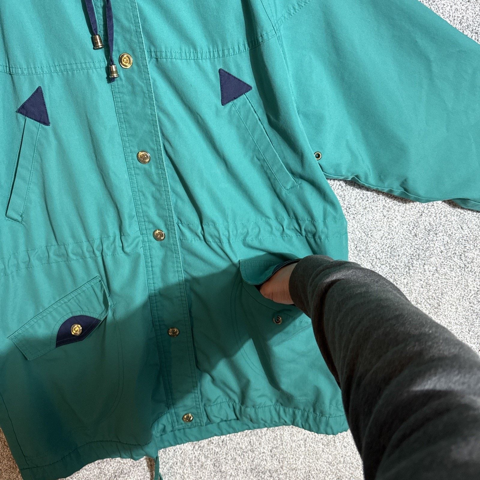 Basic Editions Vintage 90s Y2K Windbreaker Jacket Womens L Gorpcore Utility Size L / US 10 / IT 46 - 8 Thumbnail