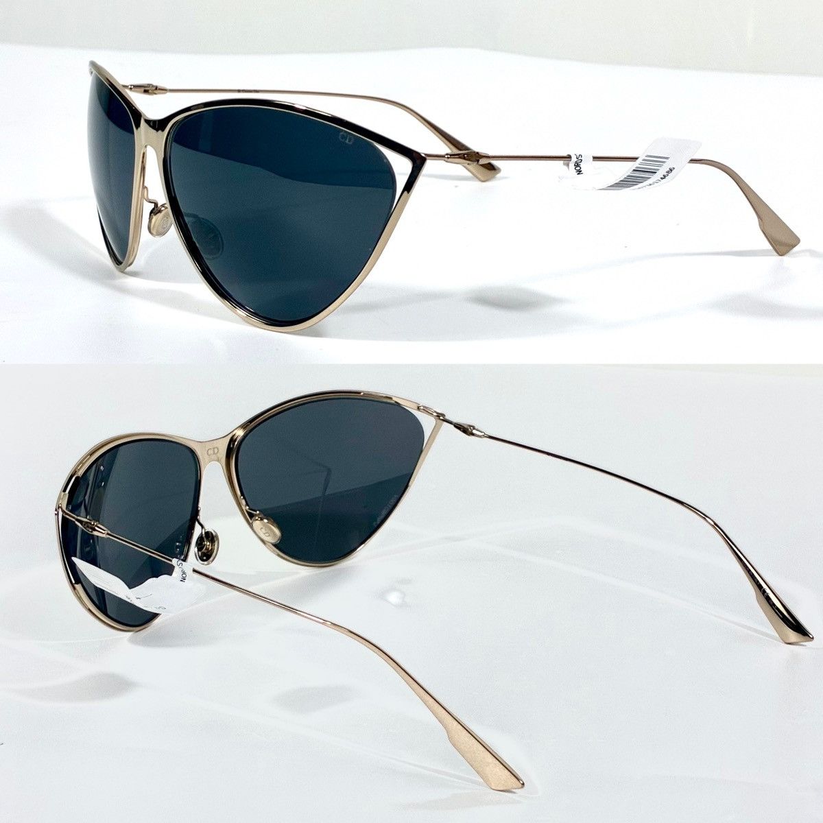 Dior Christian Dior New Motards 65mm Oversize Cat Eye Sunglasses Size ONE SIZE - 1 Thumbnail