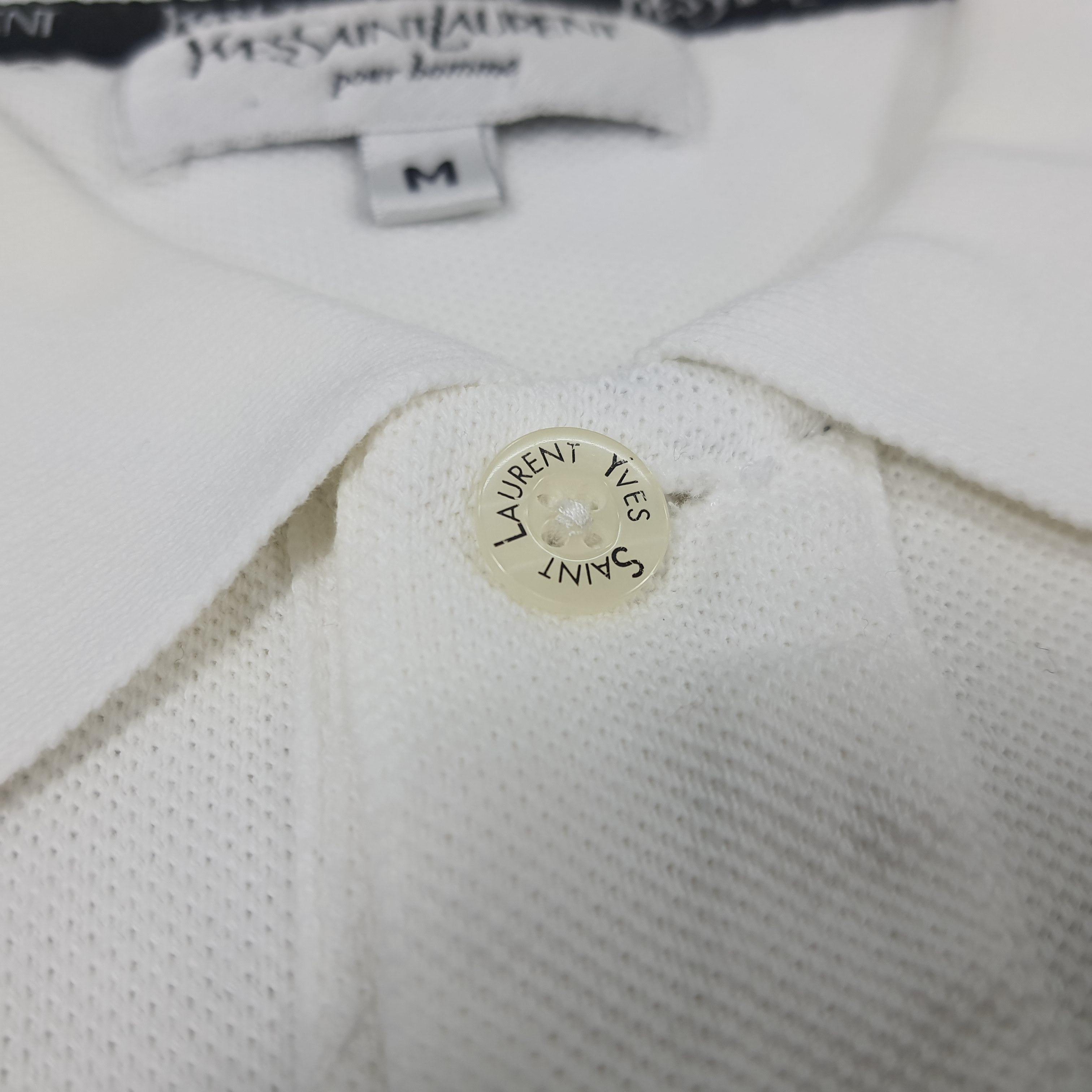Vintage × Yves Saint Laurent Vintage Yves Saint Laurent YSL Designer Polo Shirt Size US M / EU 48-50 / 2 - 5 Thumbnail