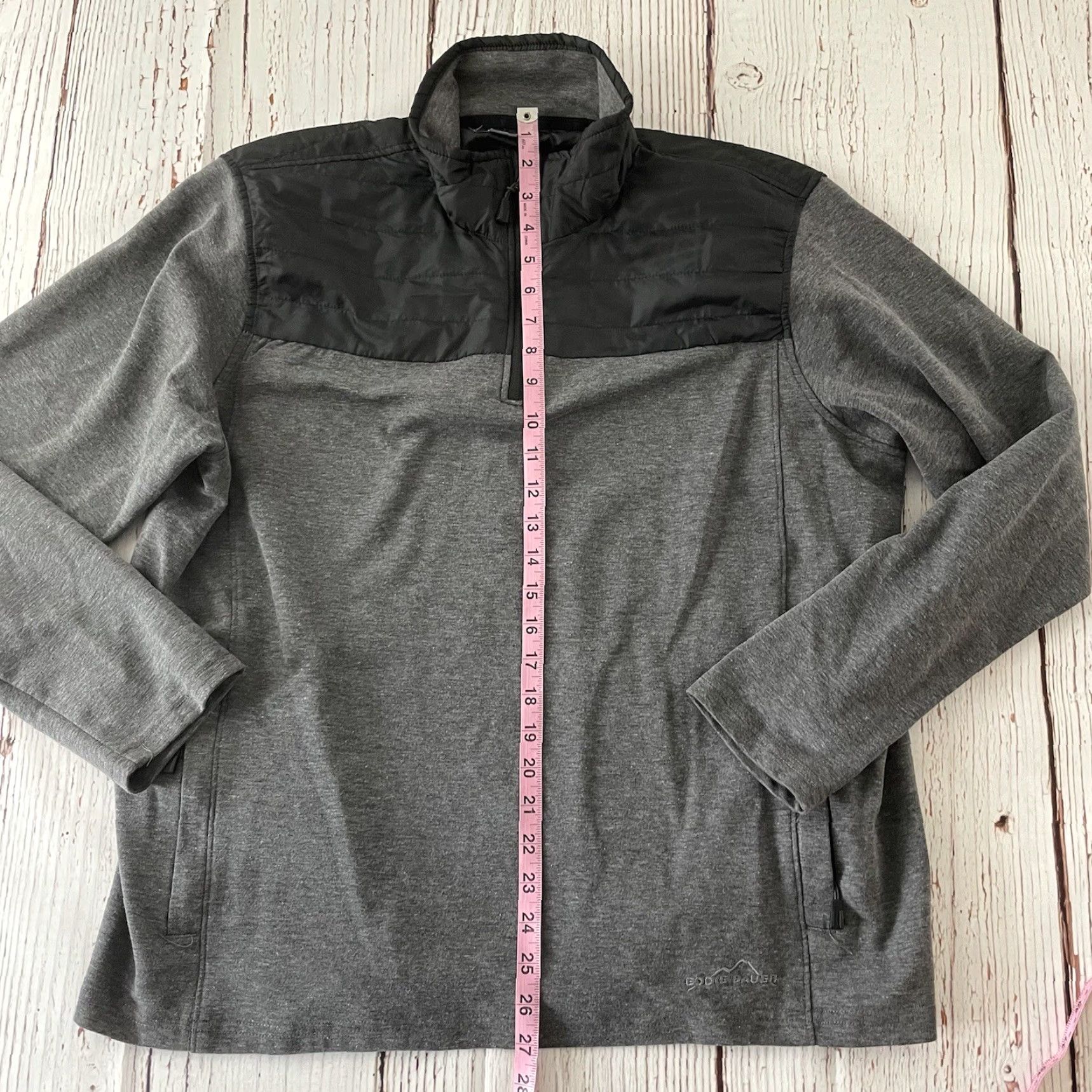 Eddie Bauer Eddie Bauer Jacket Pullover 1/4 Zip Mens XL Black Zip Pockets Polyester 1/4 Zip Size US XL / EU 56 / 4 - 4 Thumbnail