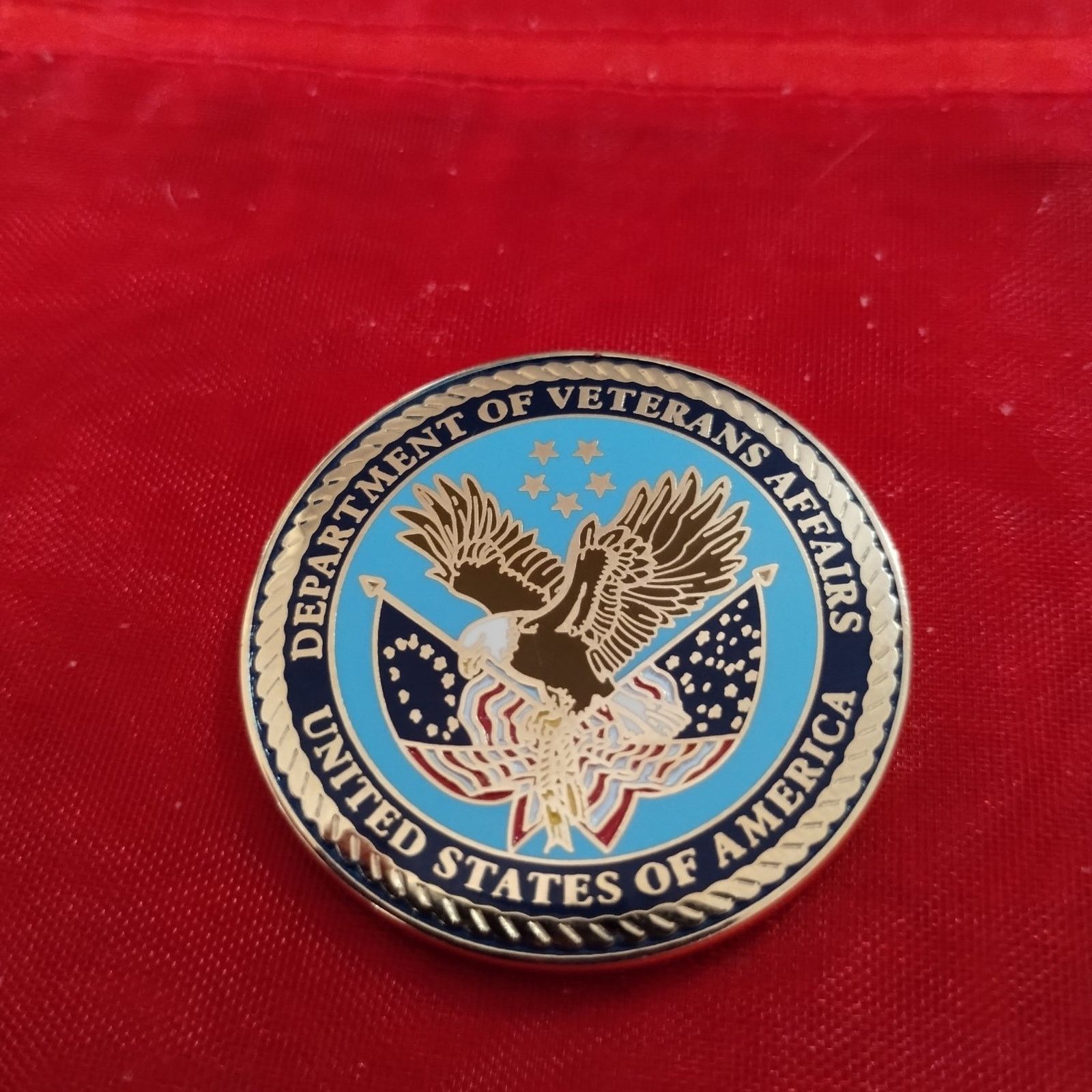 Vintage Department of veterans affairs Orlando commemorative coin Size ONE SIZE - 1 Thumbnail