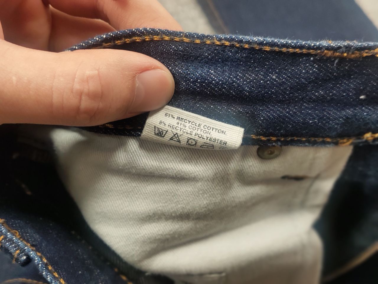 Vintage Community Clothing Minimalist dark blue Denim jeans Vintage Size US 32 / EU 48 - 16 Thumbnail