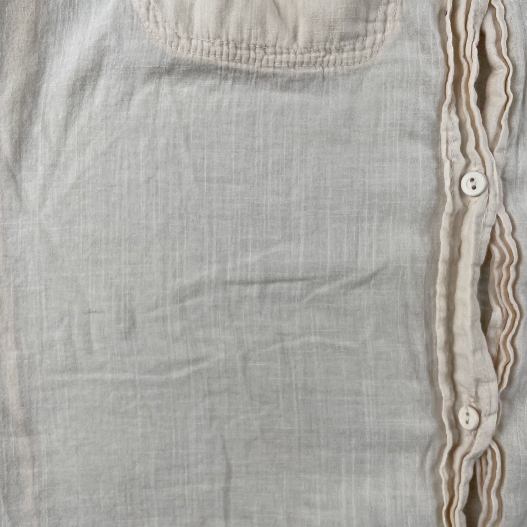Vintage Micheal Stars Ladies Button Up Shirt Beige Size 0 Supima Cotton Micromodal USA Shirt Womens 0 Beige Classic Casual Short Sleeve? Size XS / US 0-2 / IT 36-38 - 7 Thumbnail